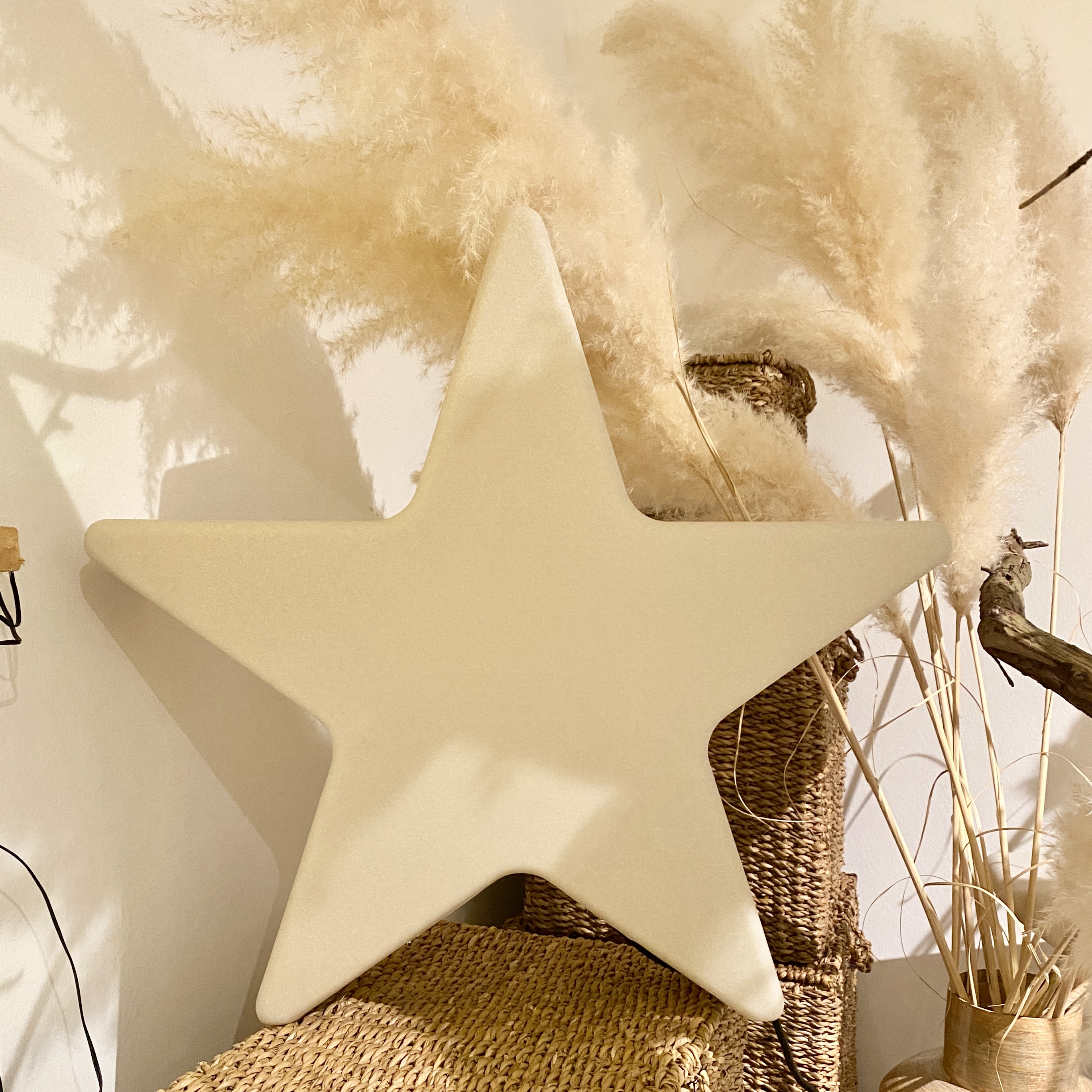 Dekoleuchte "Shinning Star" D60cm, sand