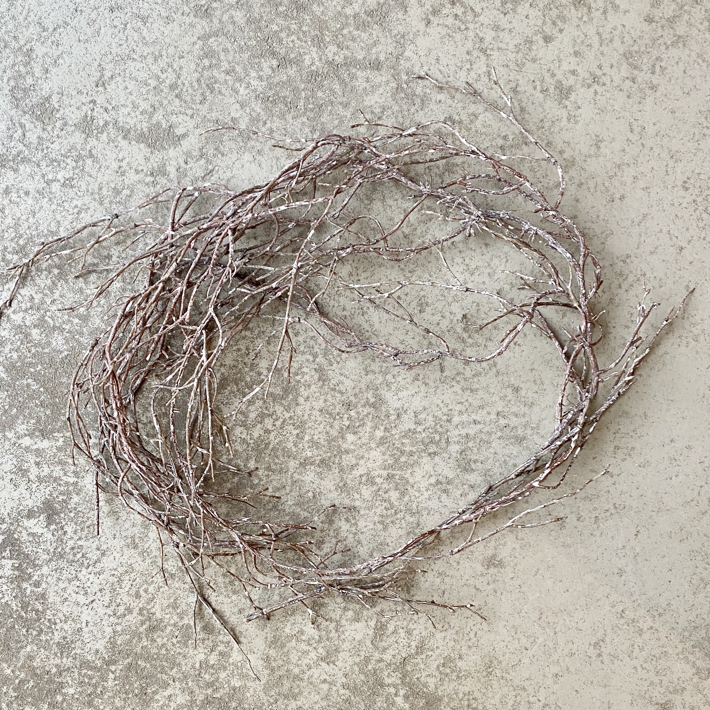 Zweig-Girlande, L160cm, braun weiß