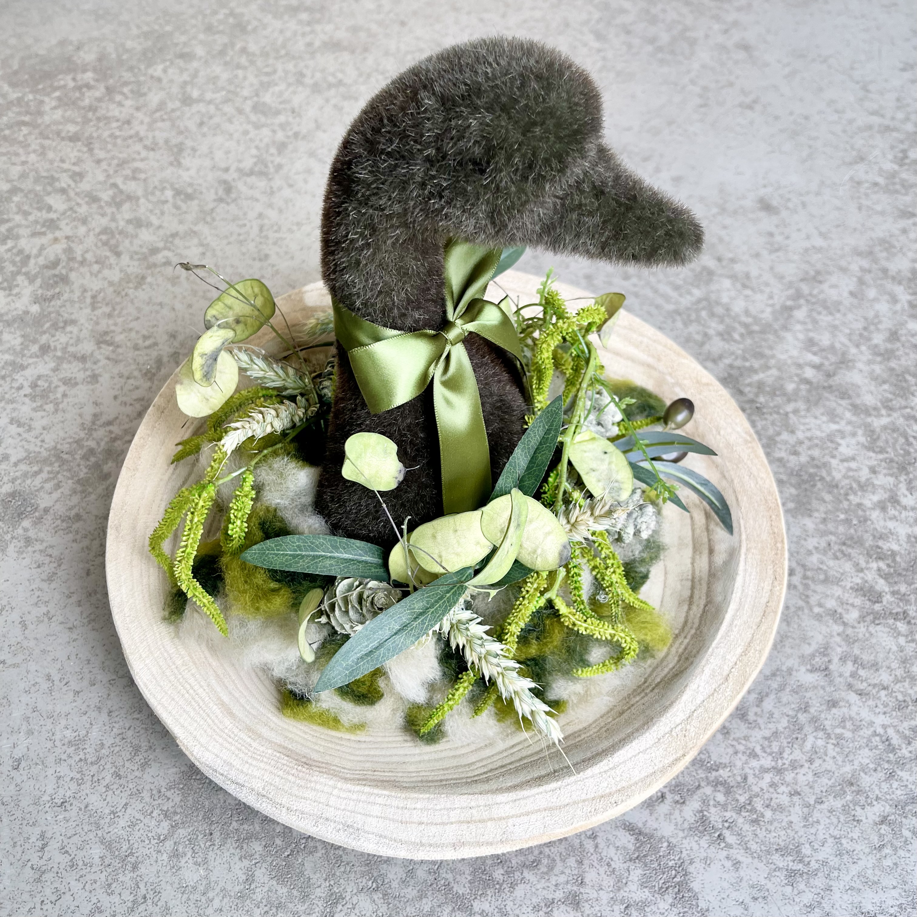 "Gänseschmaus" in Grün