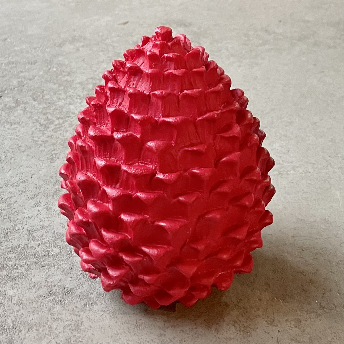 Poly-Zapfen "Norman" rot, H16cm