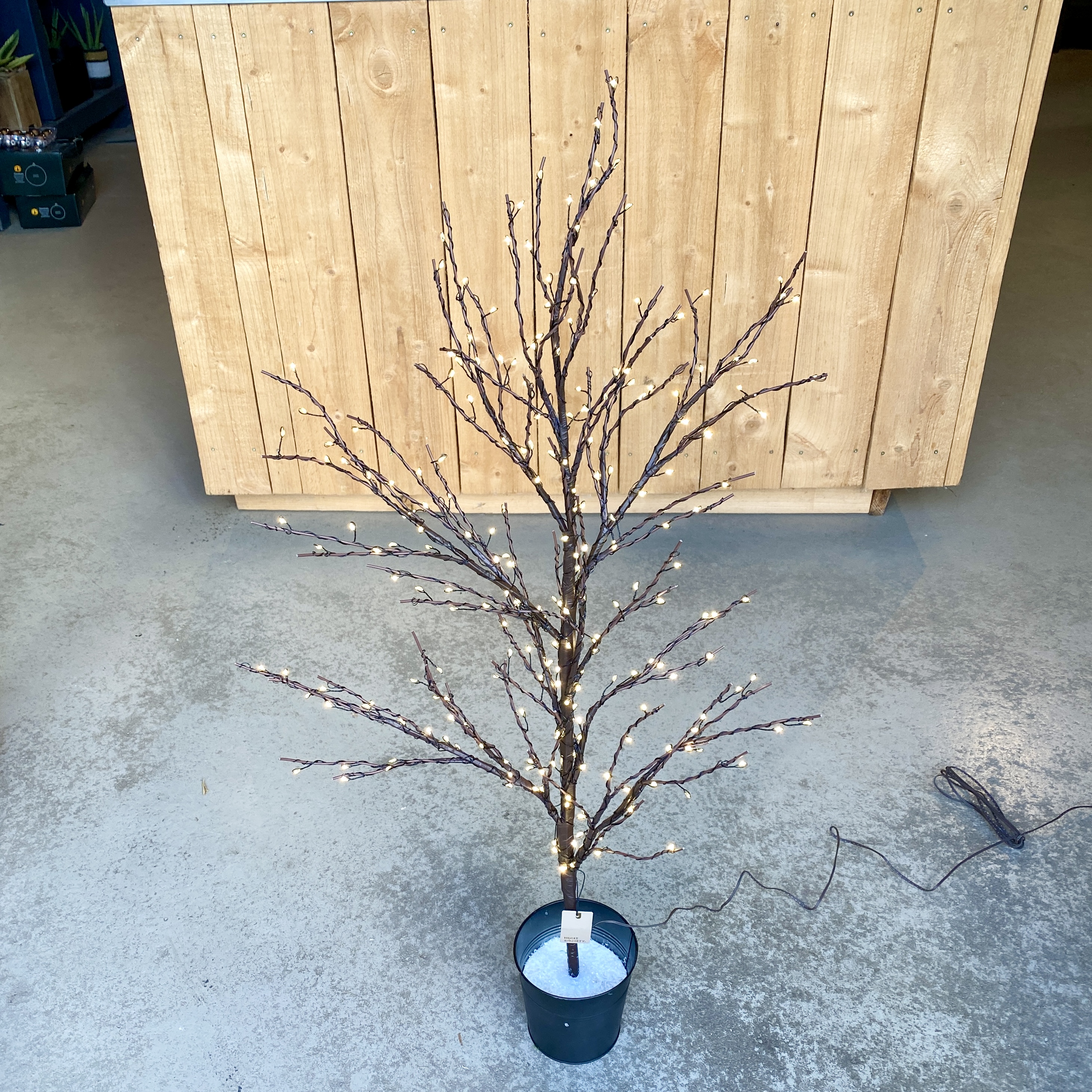 Baum "Zera" LED H90cm, dunkelbraun