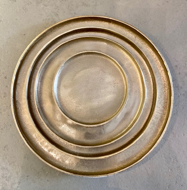 Teller Metall S in Gold