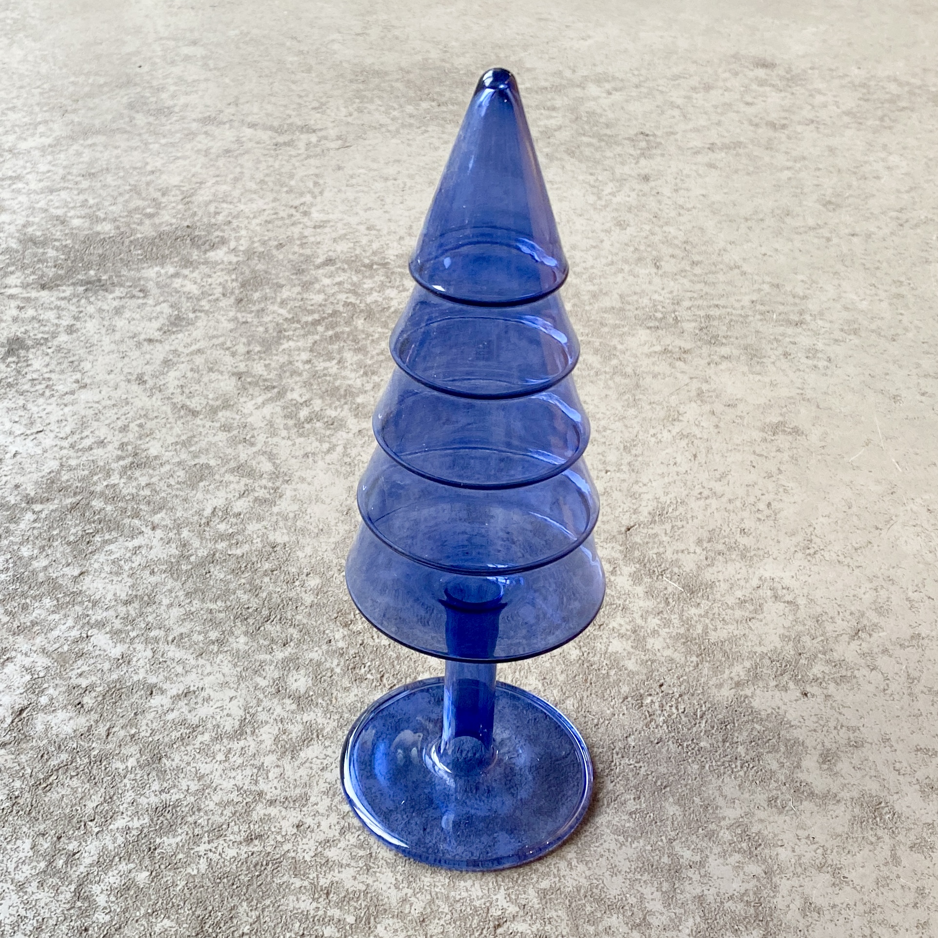 Glas-Tanne ''Arian'' a.F., D8H26cm, klar-blau