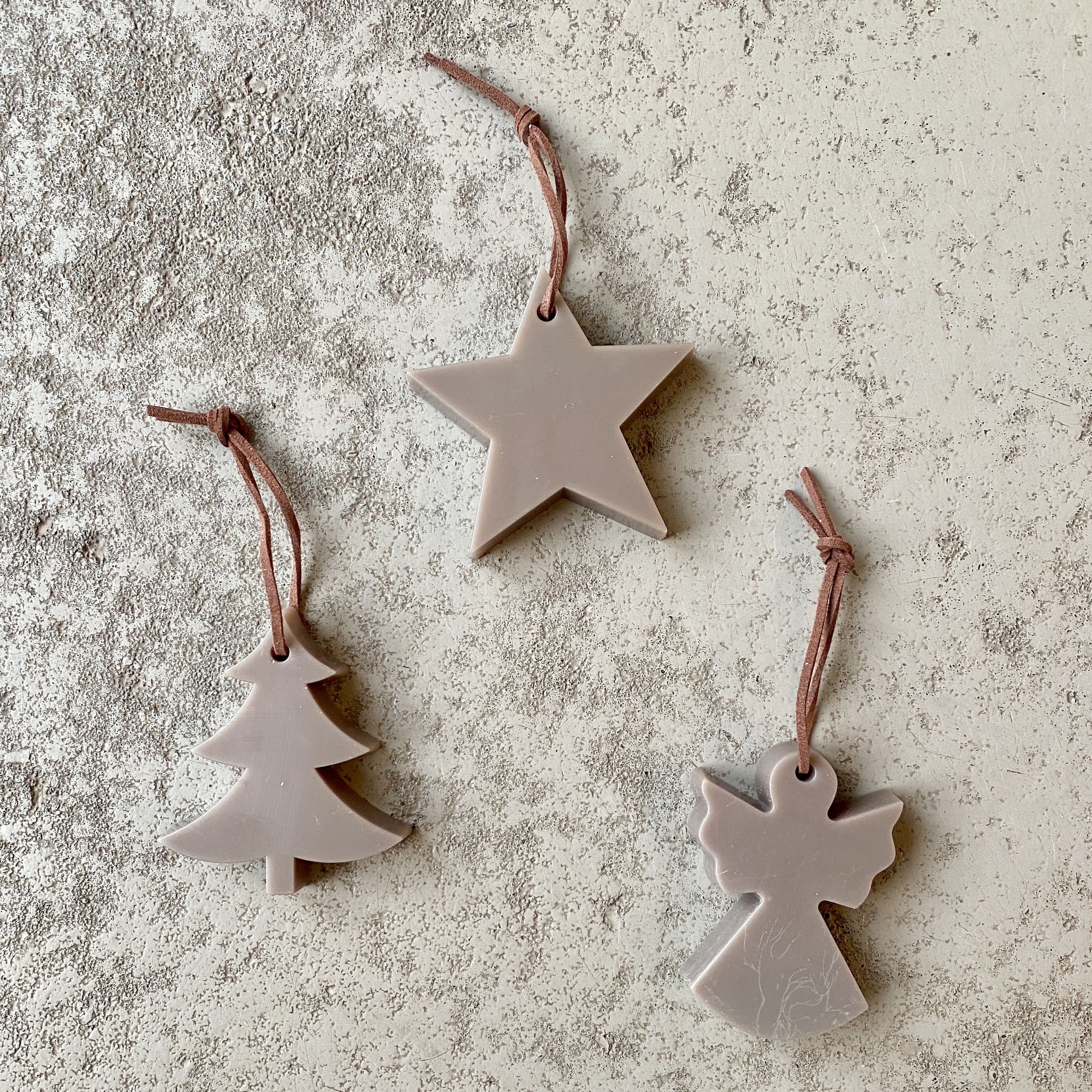 Ornamente Scented Wax "Christmas" taupe