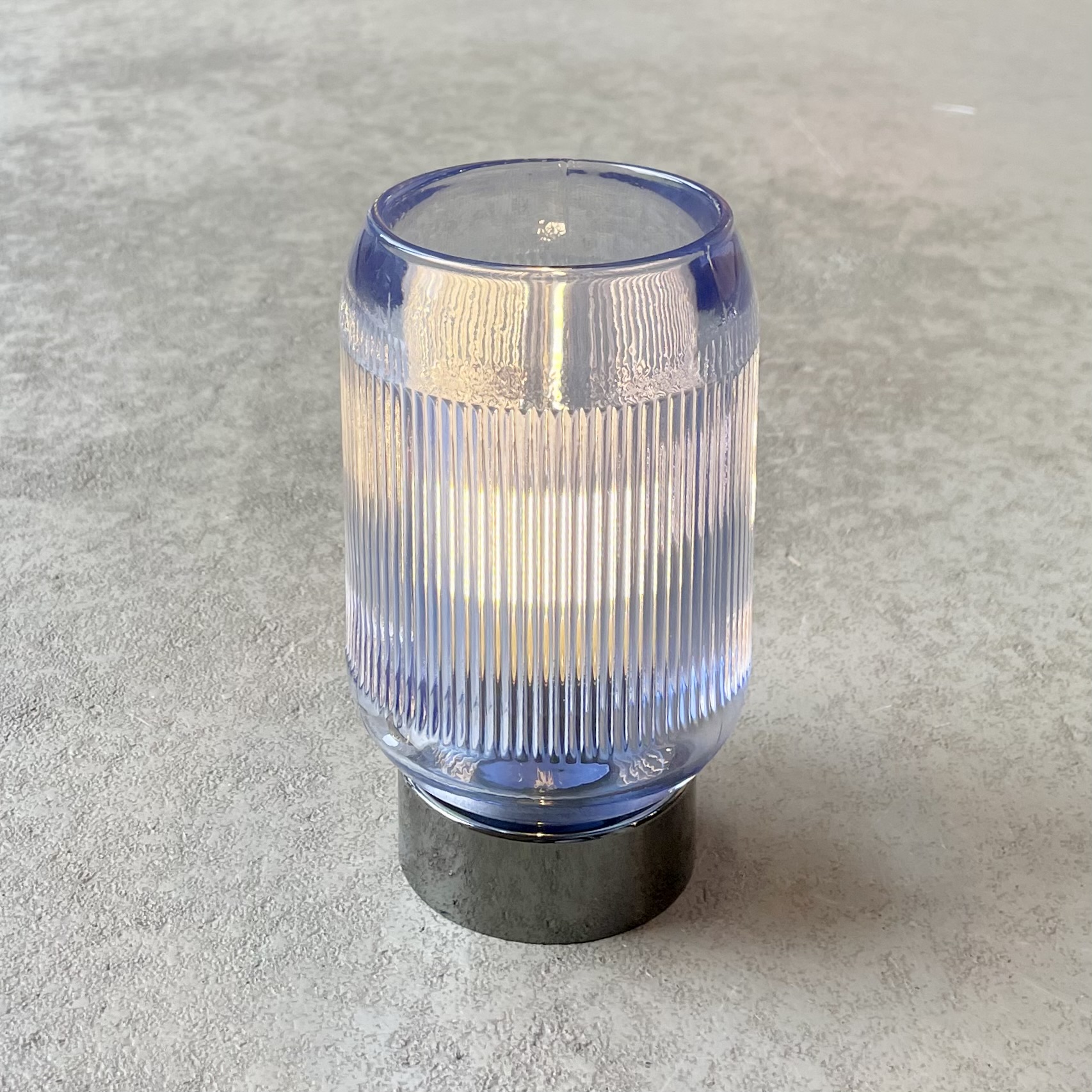 LED-Lampe "Pamina" D9cm, H15cm, blau