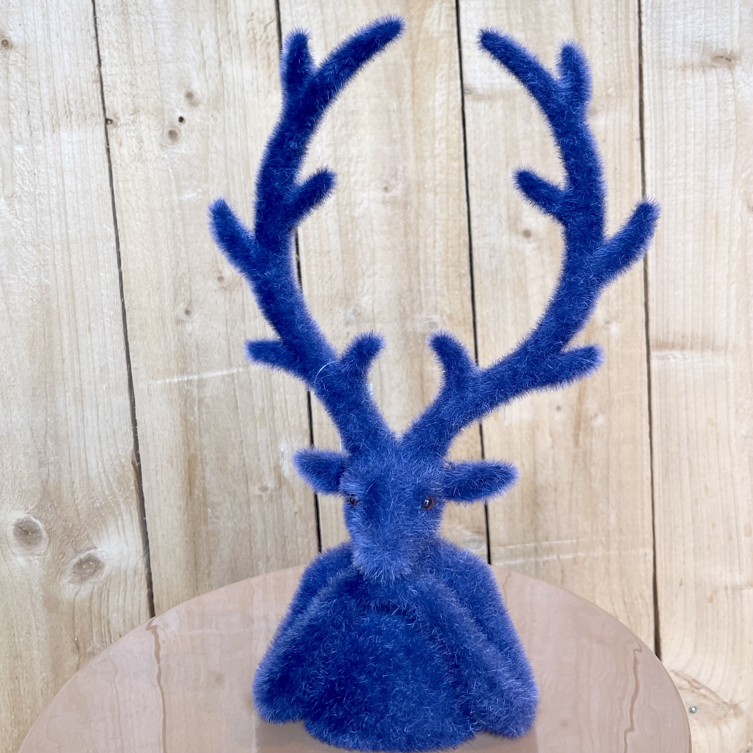 KST Hirschkopf "Tasko" H30cm, dkblau, Modell `26
