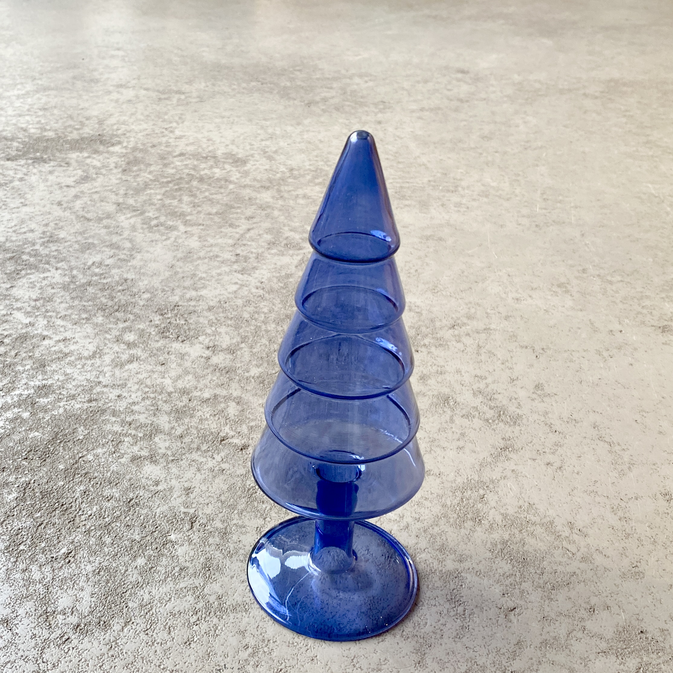 Glas-Tanne ''Arian'' a.F., D8H21cm, klar-blau