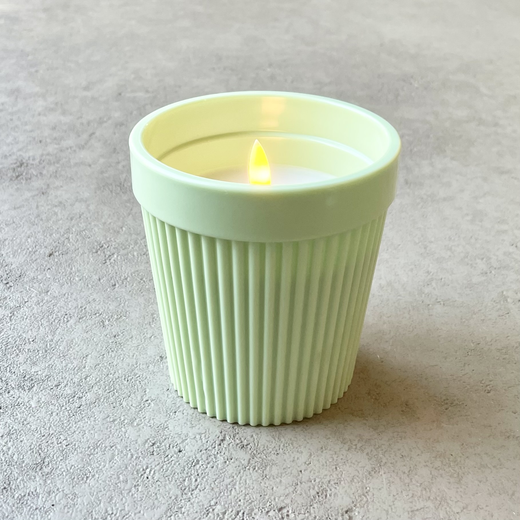 kerzen grün Unbekannt 4 Stumpenkerzen Mint Salbei Tischdeko Hochzeit Kommunion Konfirmation Adventskranz Küche, Haushalt & Wohnen Farbe:Elephant