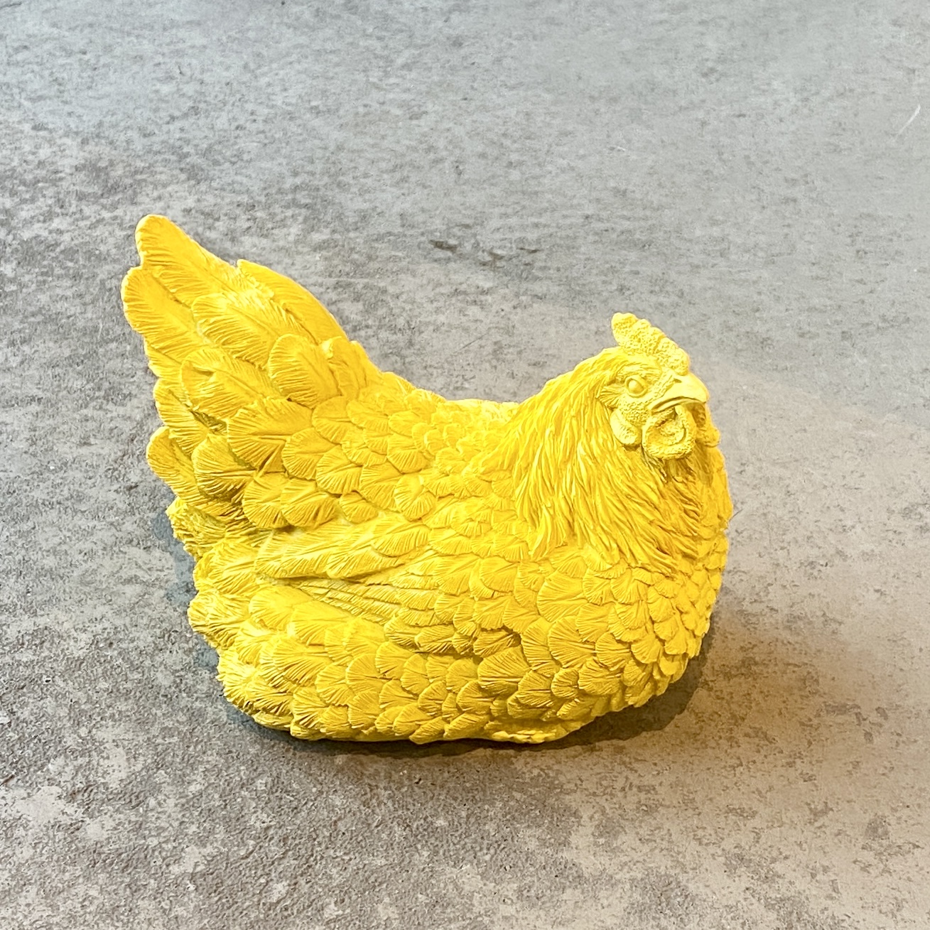 Poly. Huhn "Kudo" H13cm, gelb