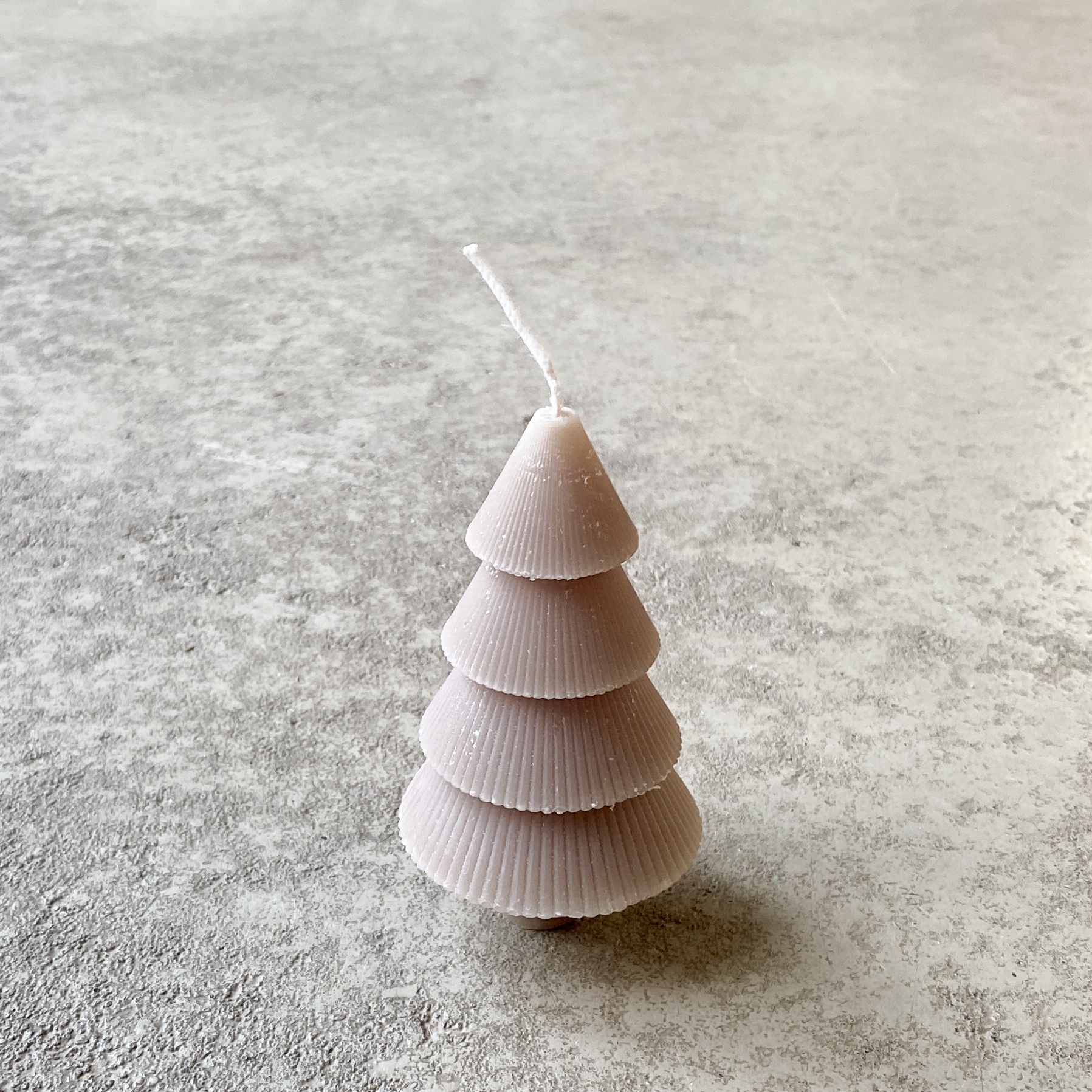 Deko-Kerze Bottle Tree H10cm, taupe 