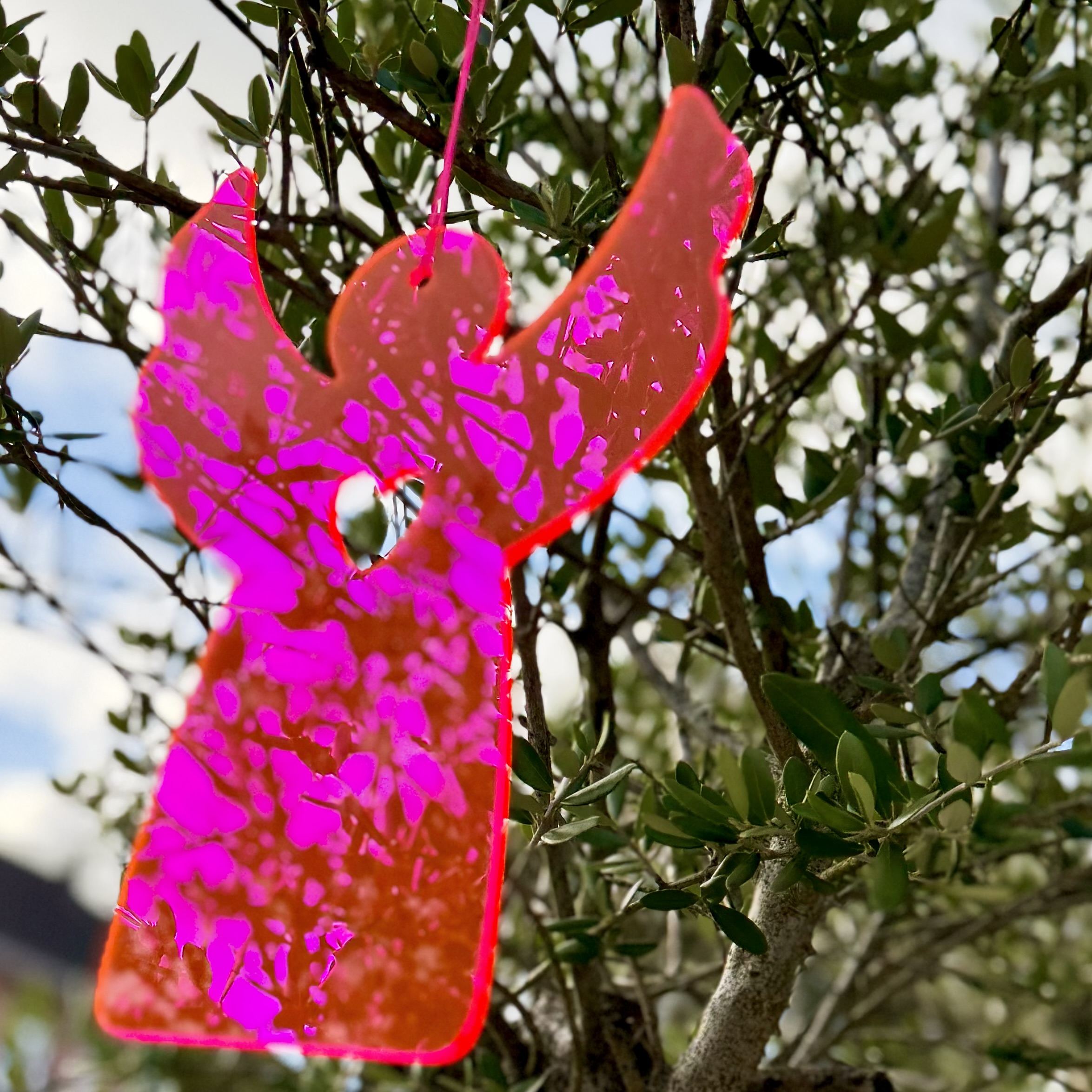 Hänger Engel 20cm, pink