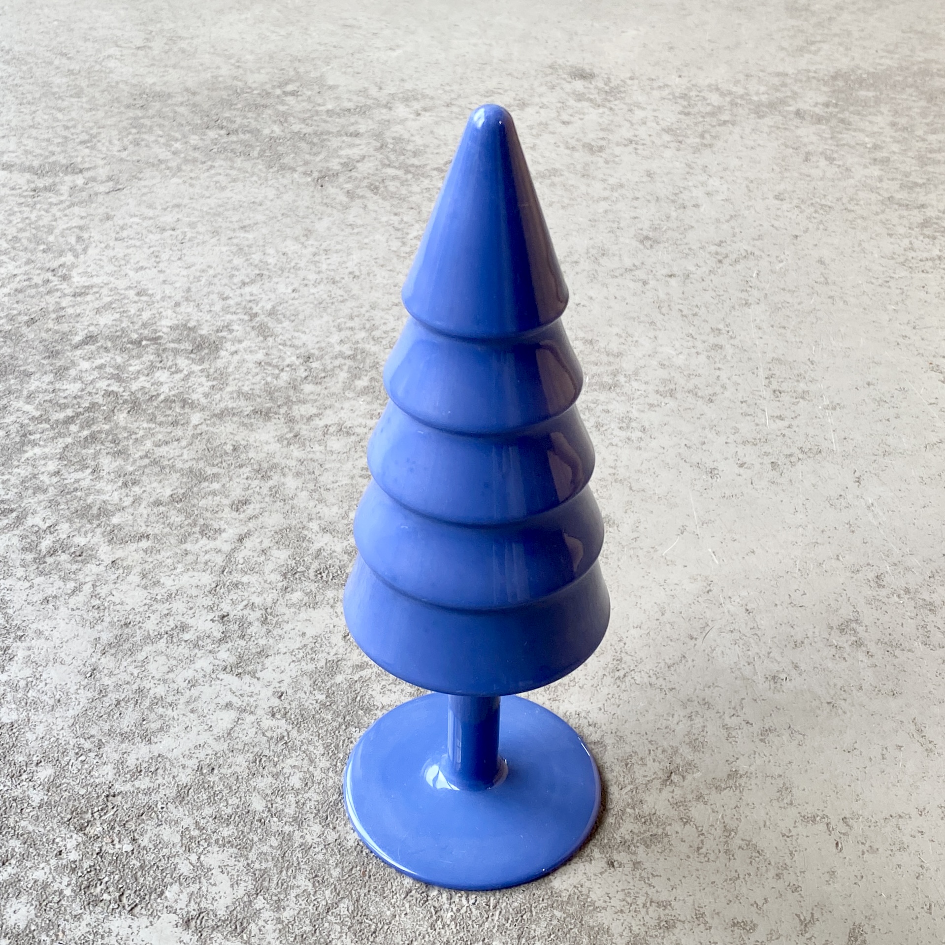 Glas-Tanne ''Arian'' a.F., D8H26cm, blau