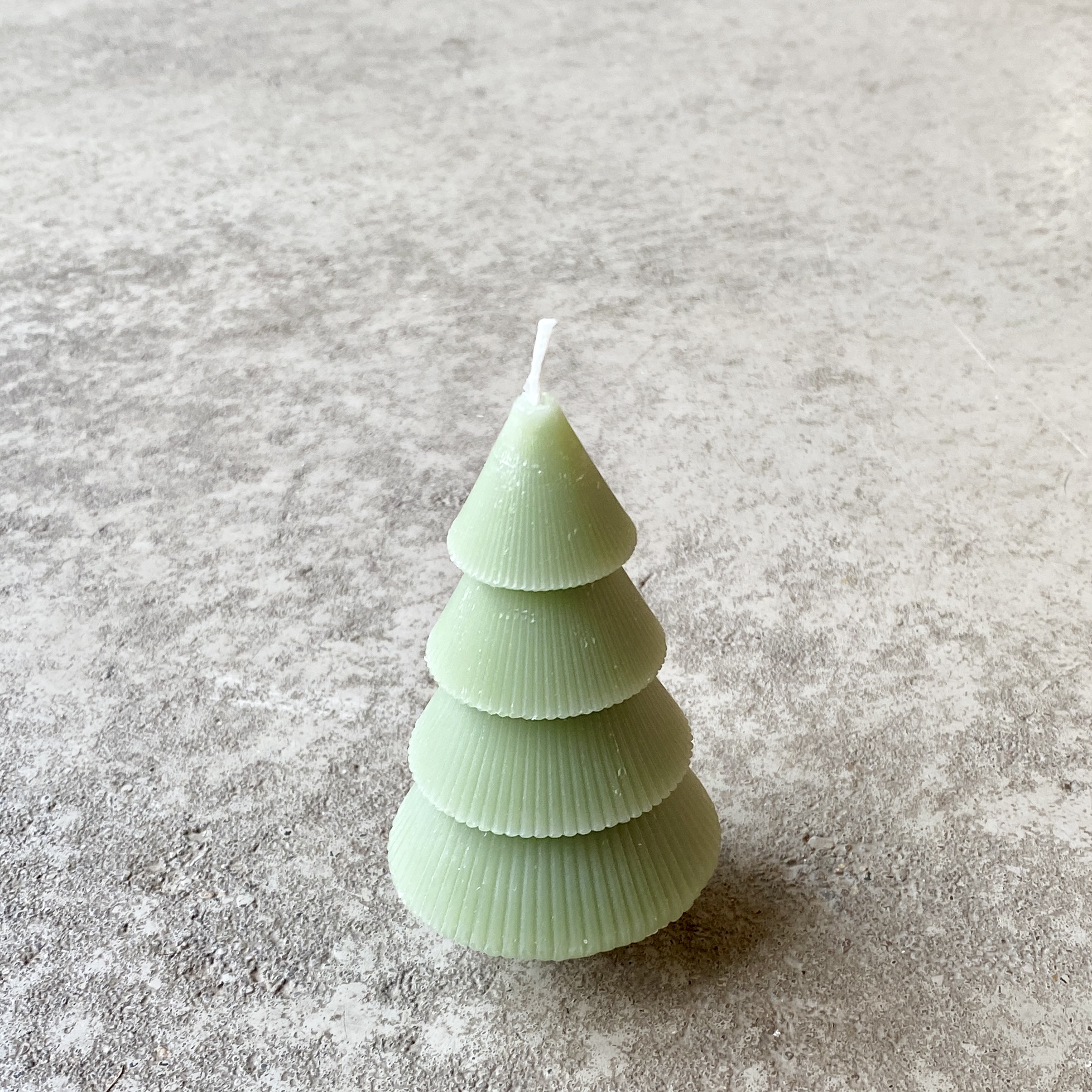 Deko-Kerze Bottle Tree H10cm, grün