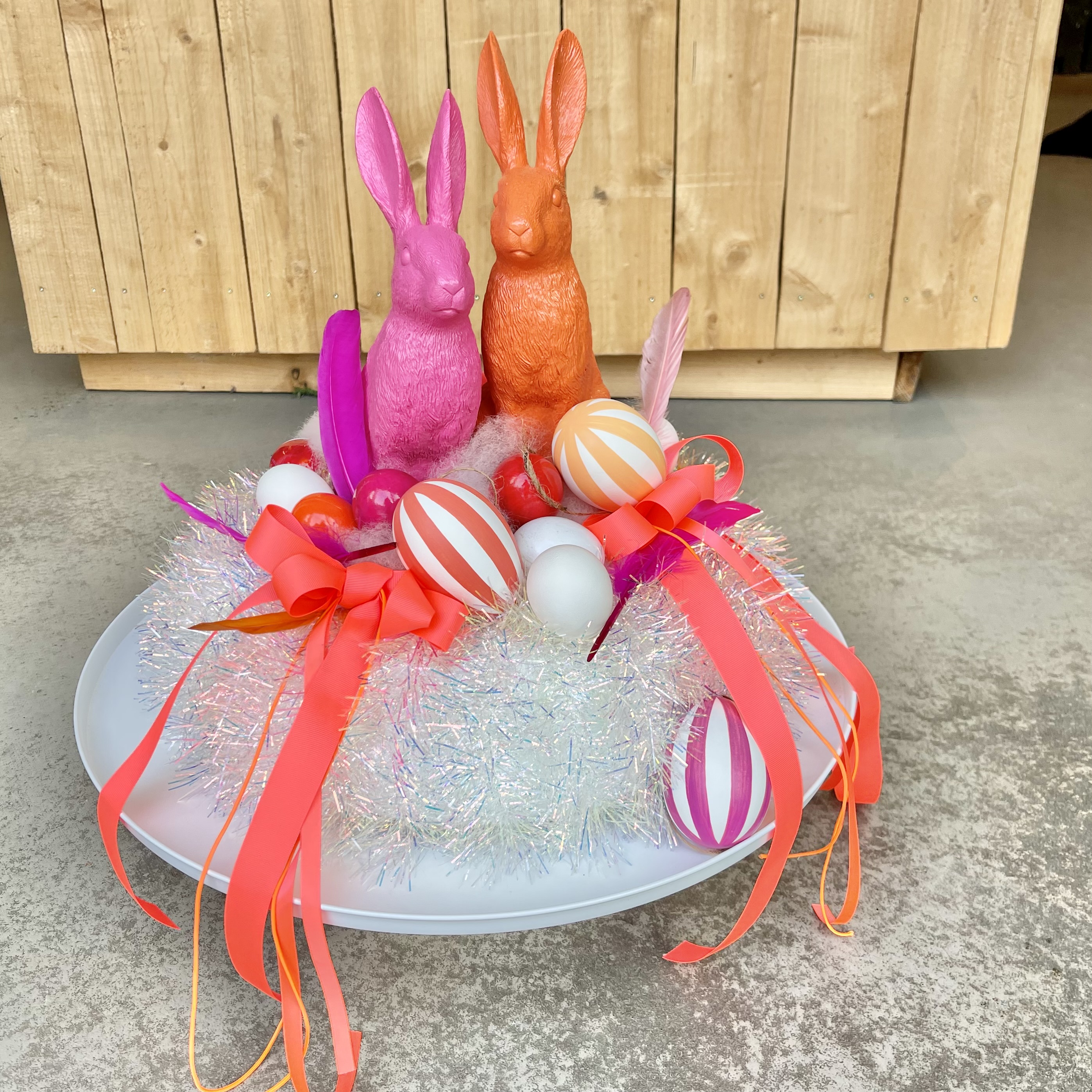 Osterhasen Nest Disco/Pink/Orange