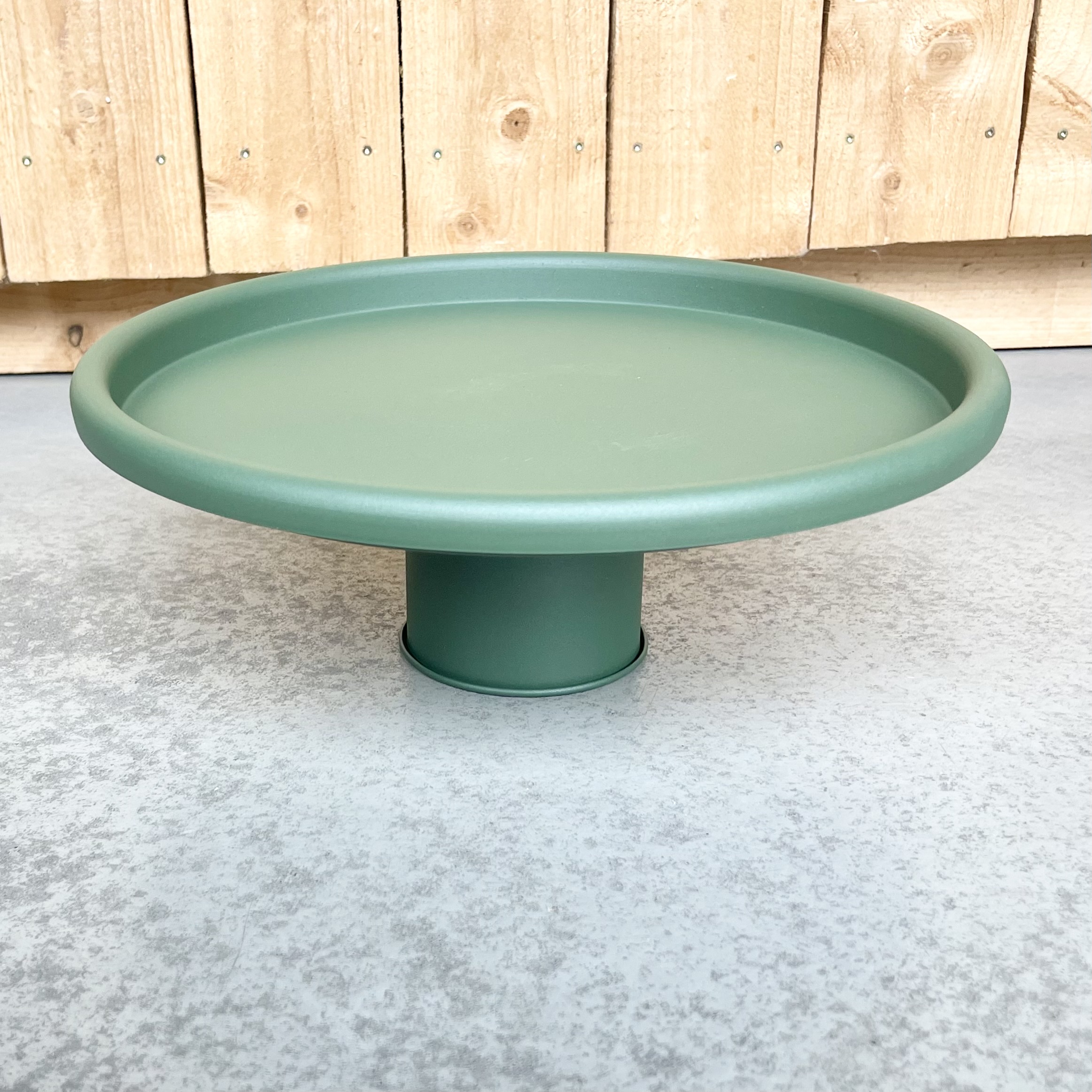 Met.Tablett"Zenon"a.F.D38H14cm, grün