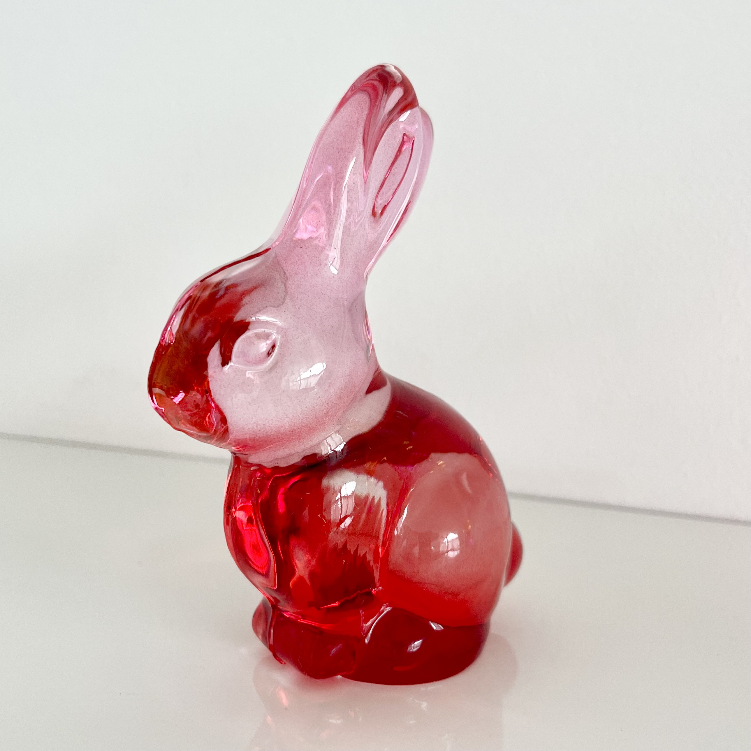 Honey Bunny, Hase, sitzend, neon pink