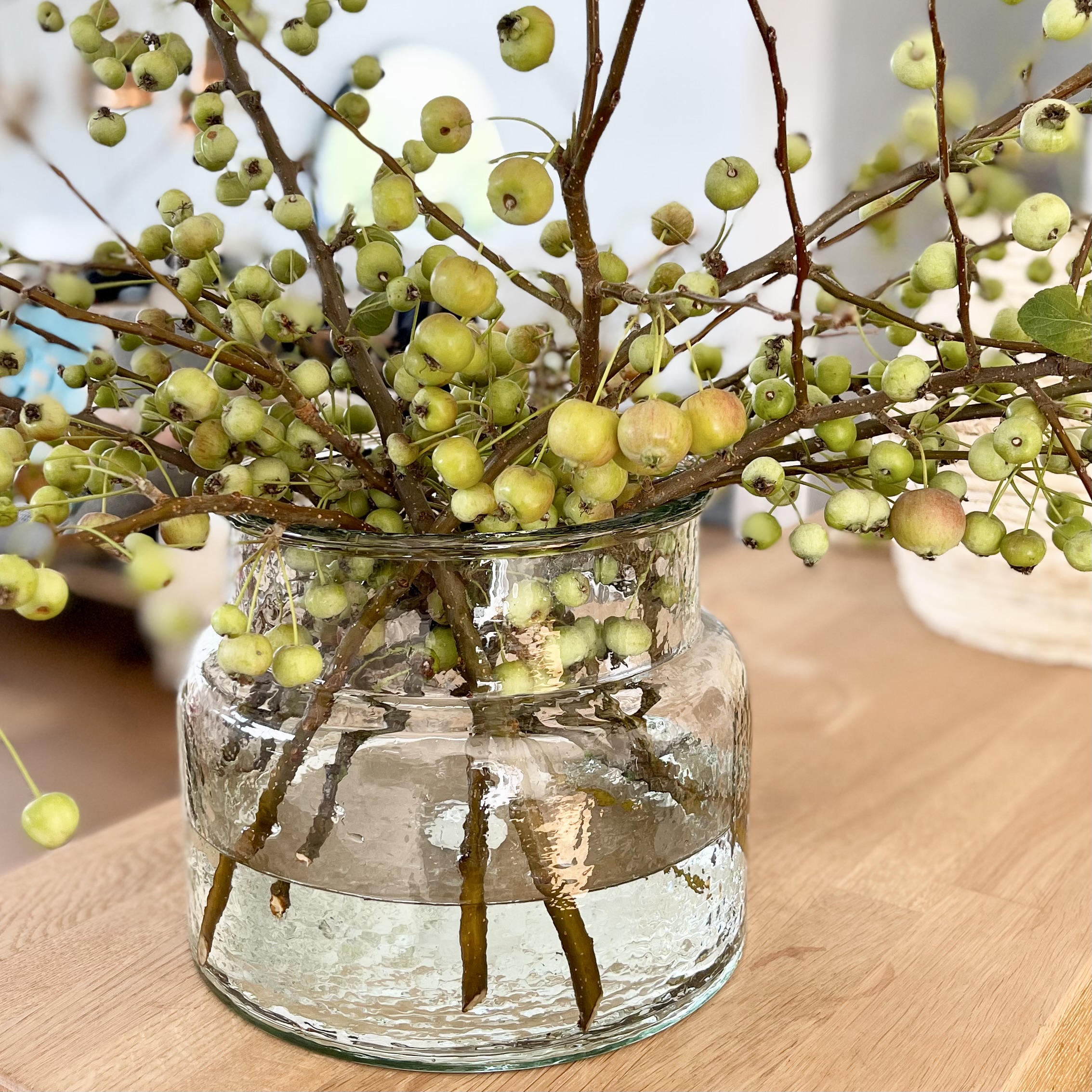 Bonbonglas gehämmert klar, 20 mal 25cm