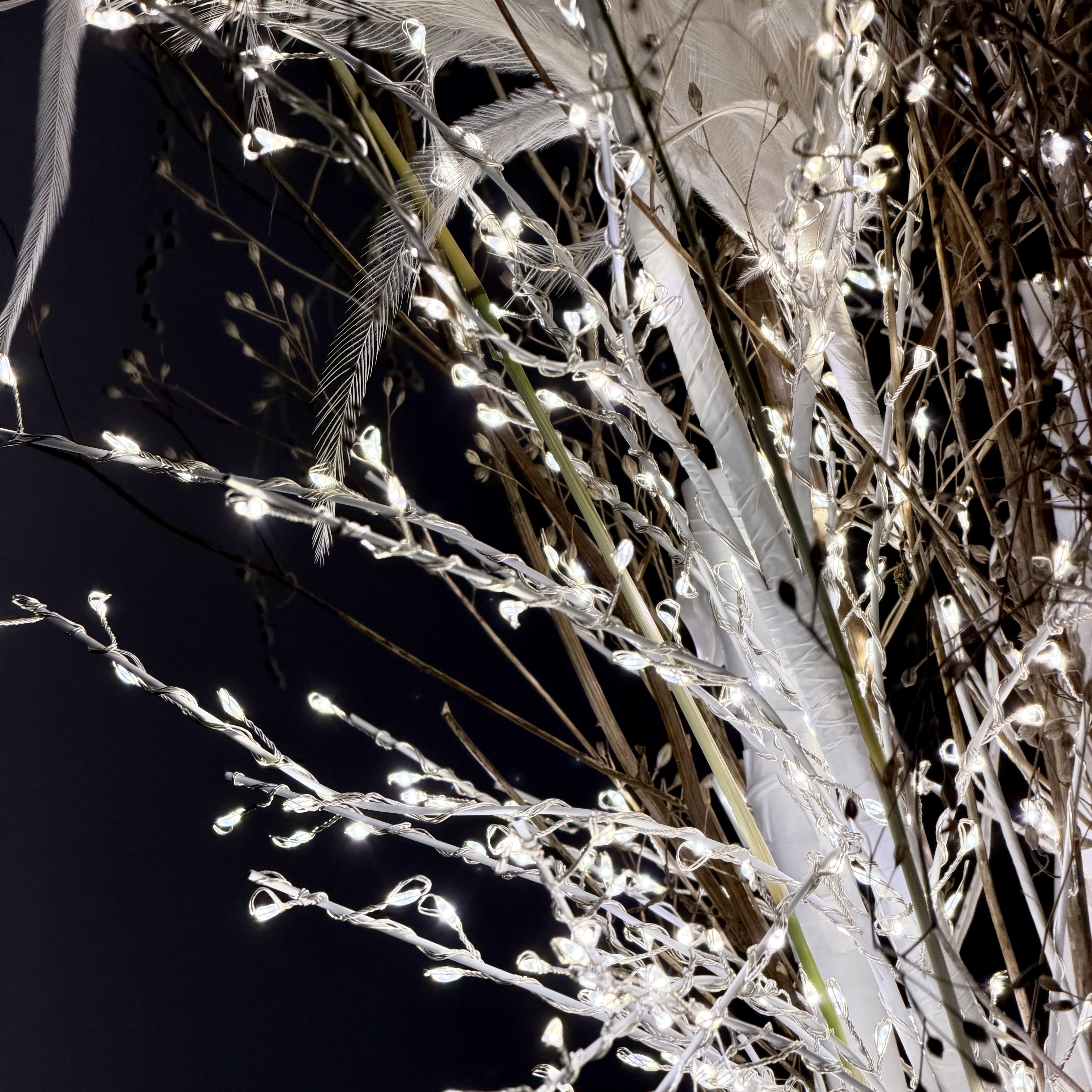 LED Baum "Aimee",H150cm,8hTi,A.weiß