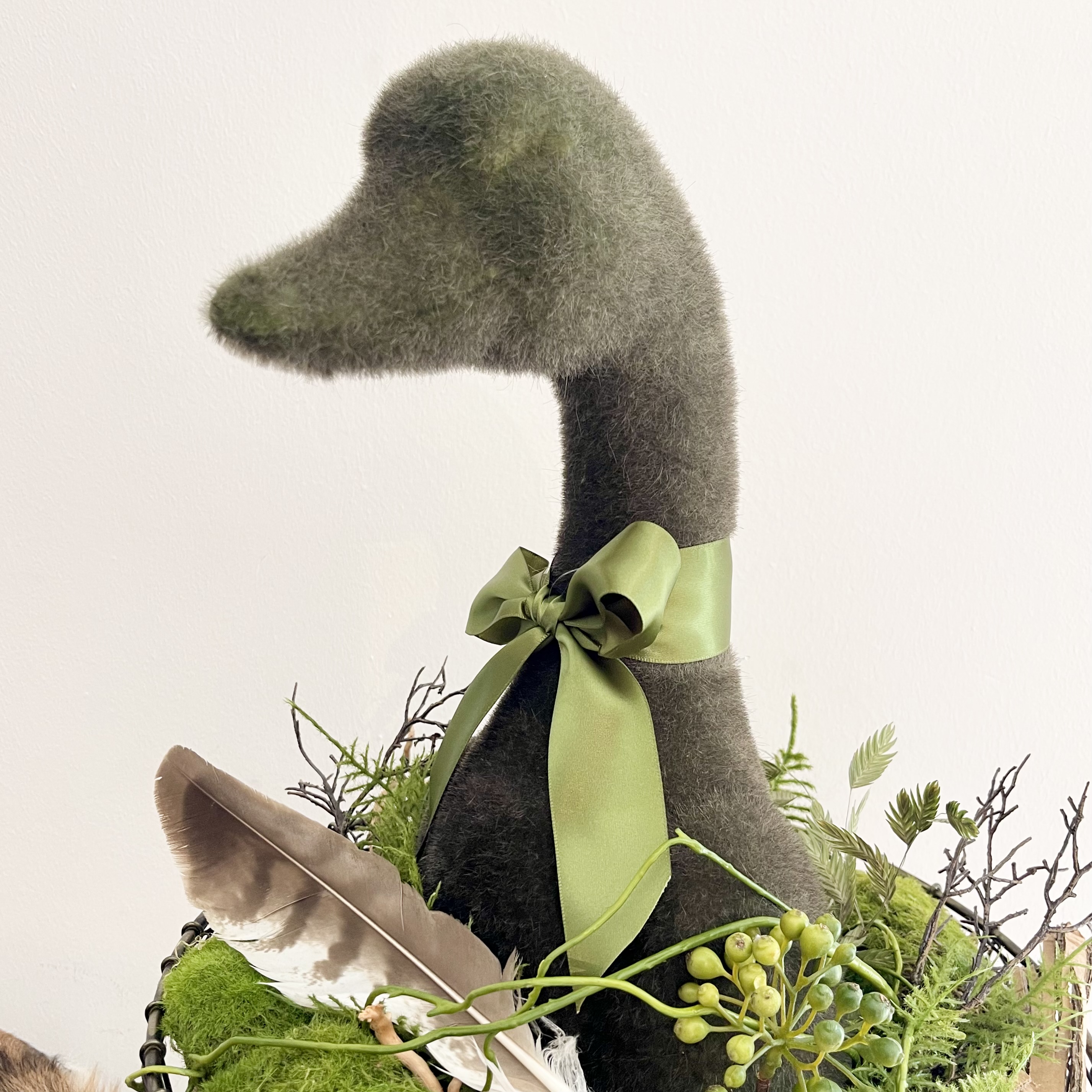 KST Gans "Tasko", H35cm, dkgrün