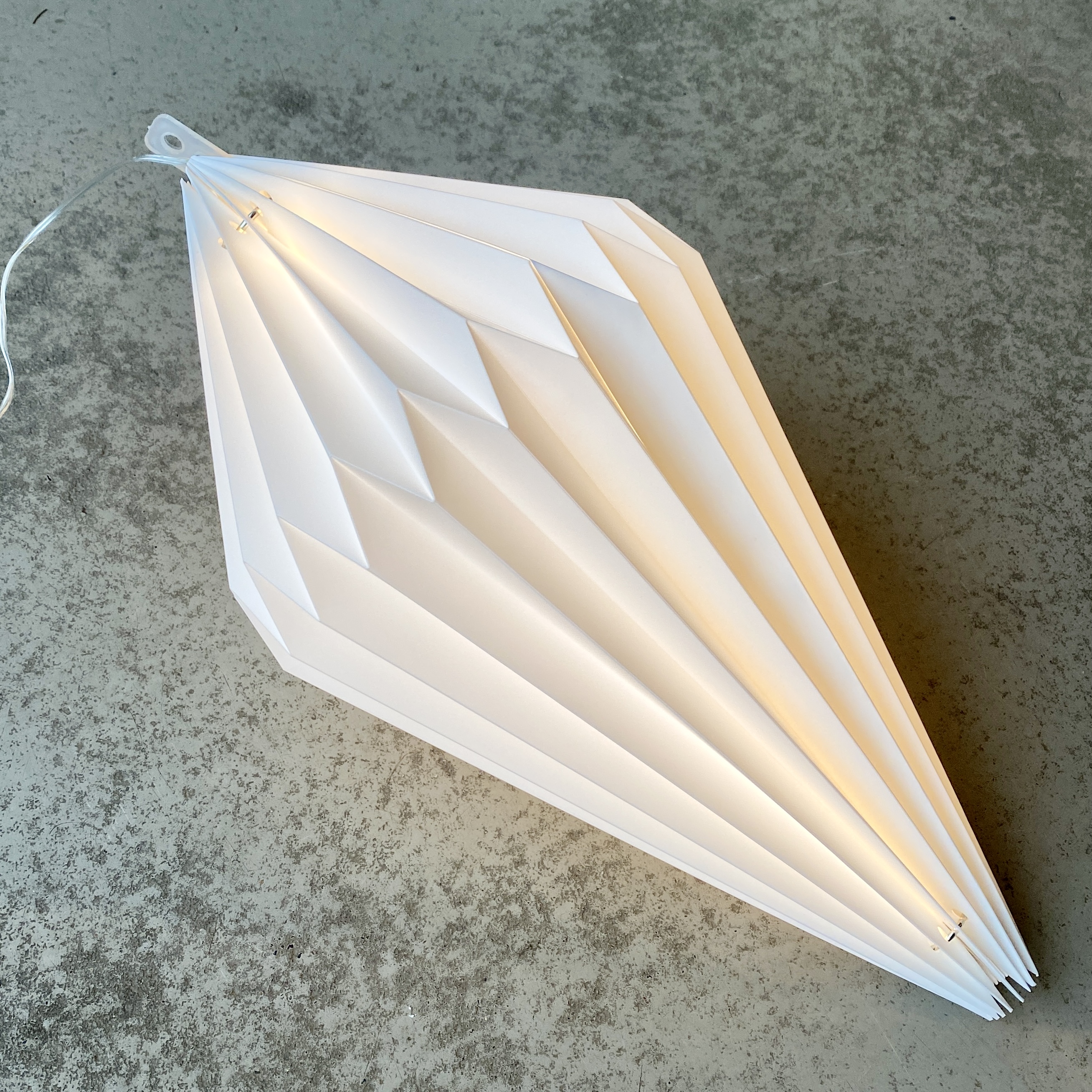 LED Lampe "Gaelle" H42cm, weiß