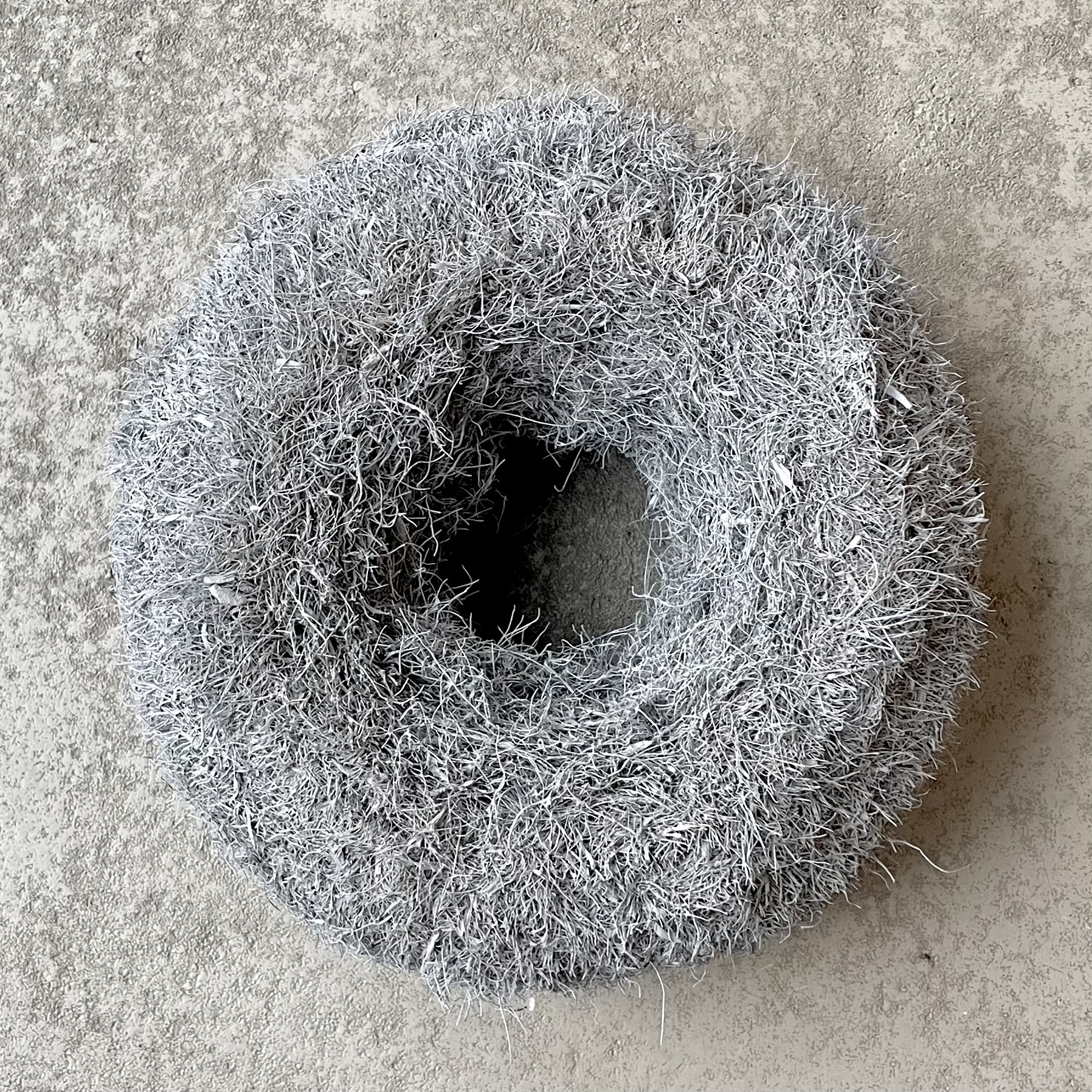 Natur-Kranz "Palo" D30cm, grau