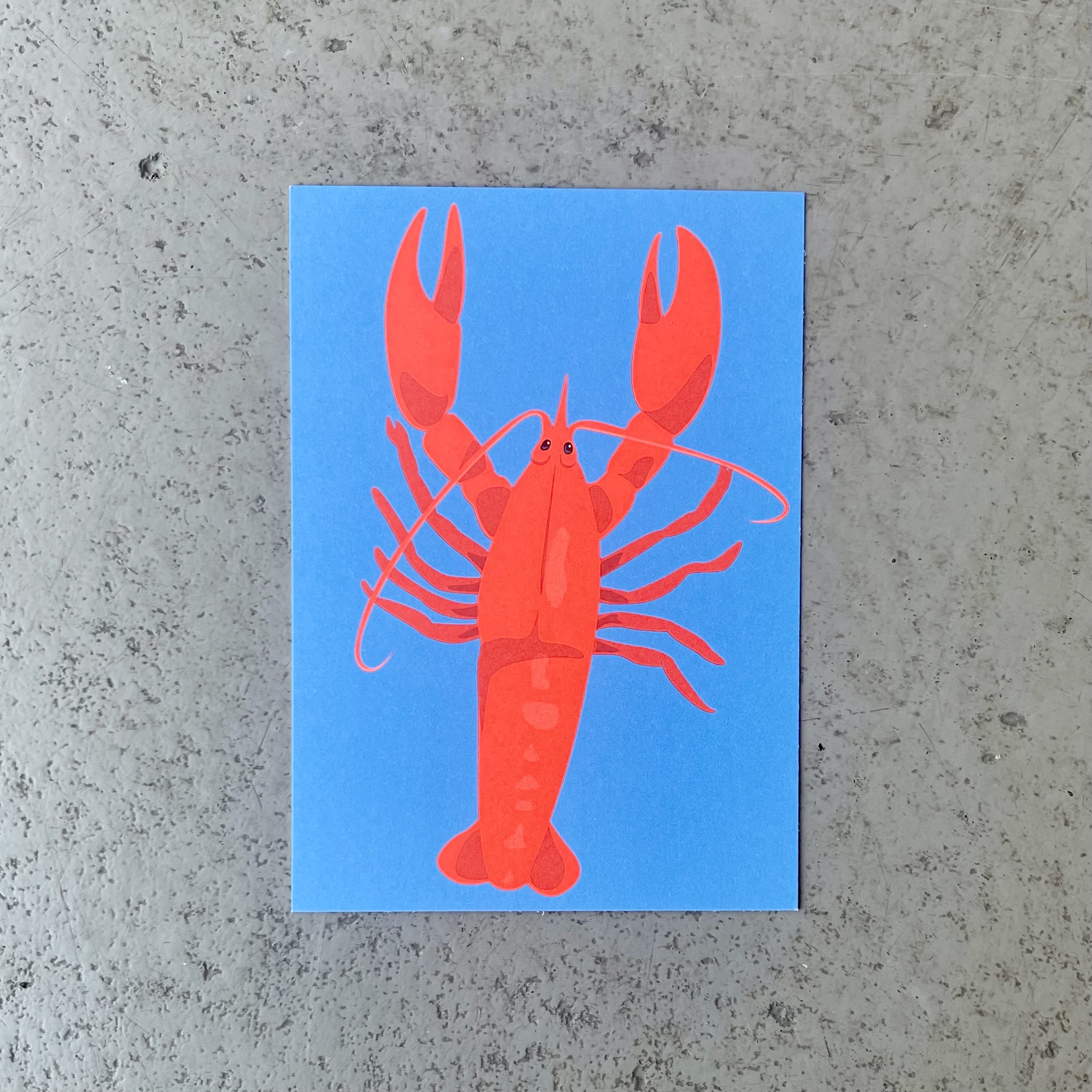 Postkarte luminous Lobster 10x15cm