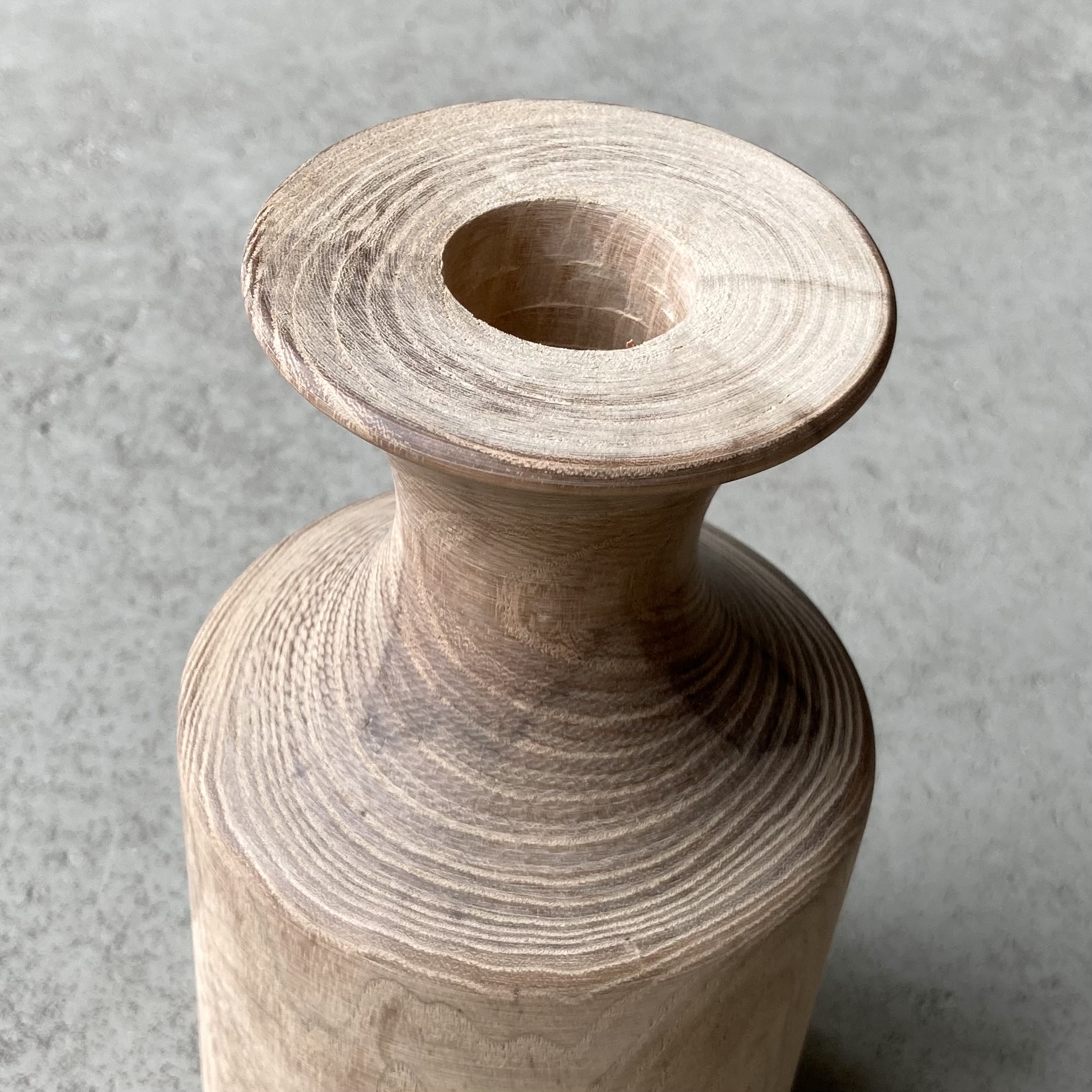 Holz-Vase