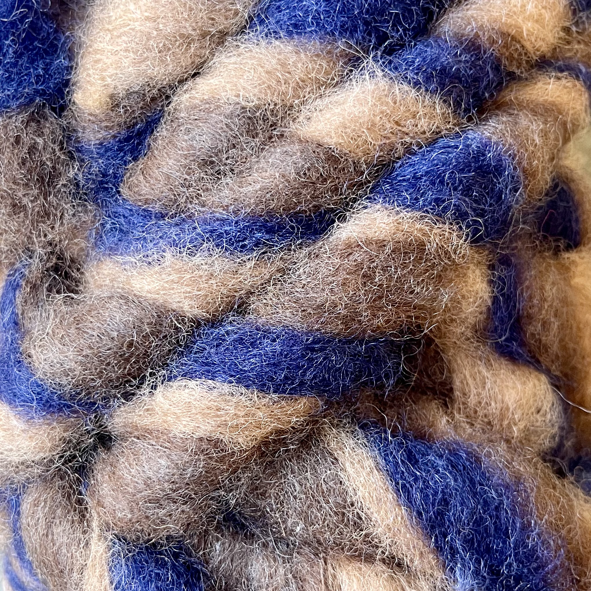 Wolllunte"Twist"3fbg.L15m,br-br-blau