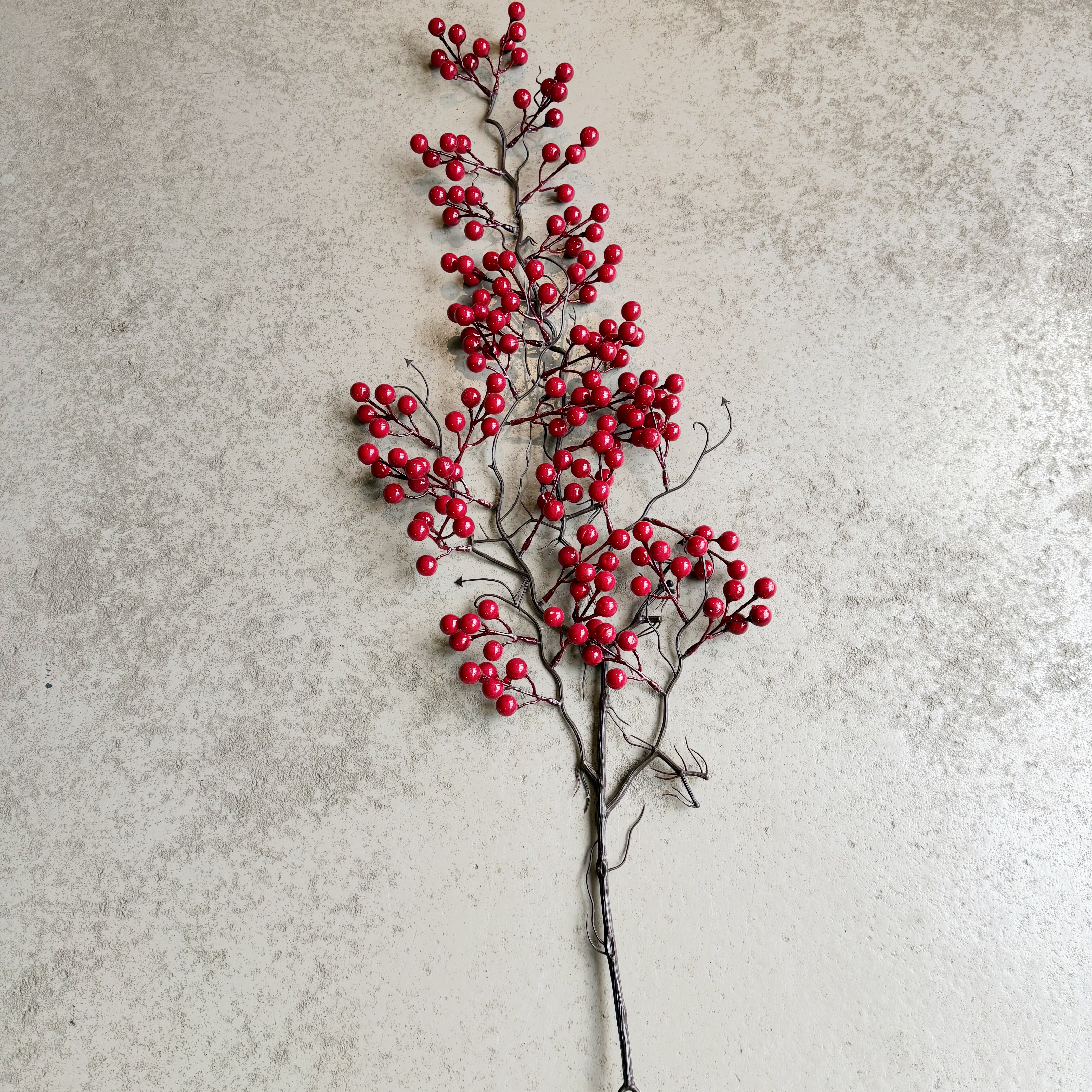 Beerenzweig"Birta",L85cm,rot