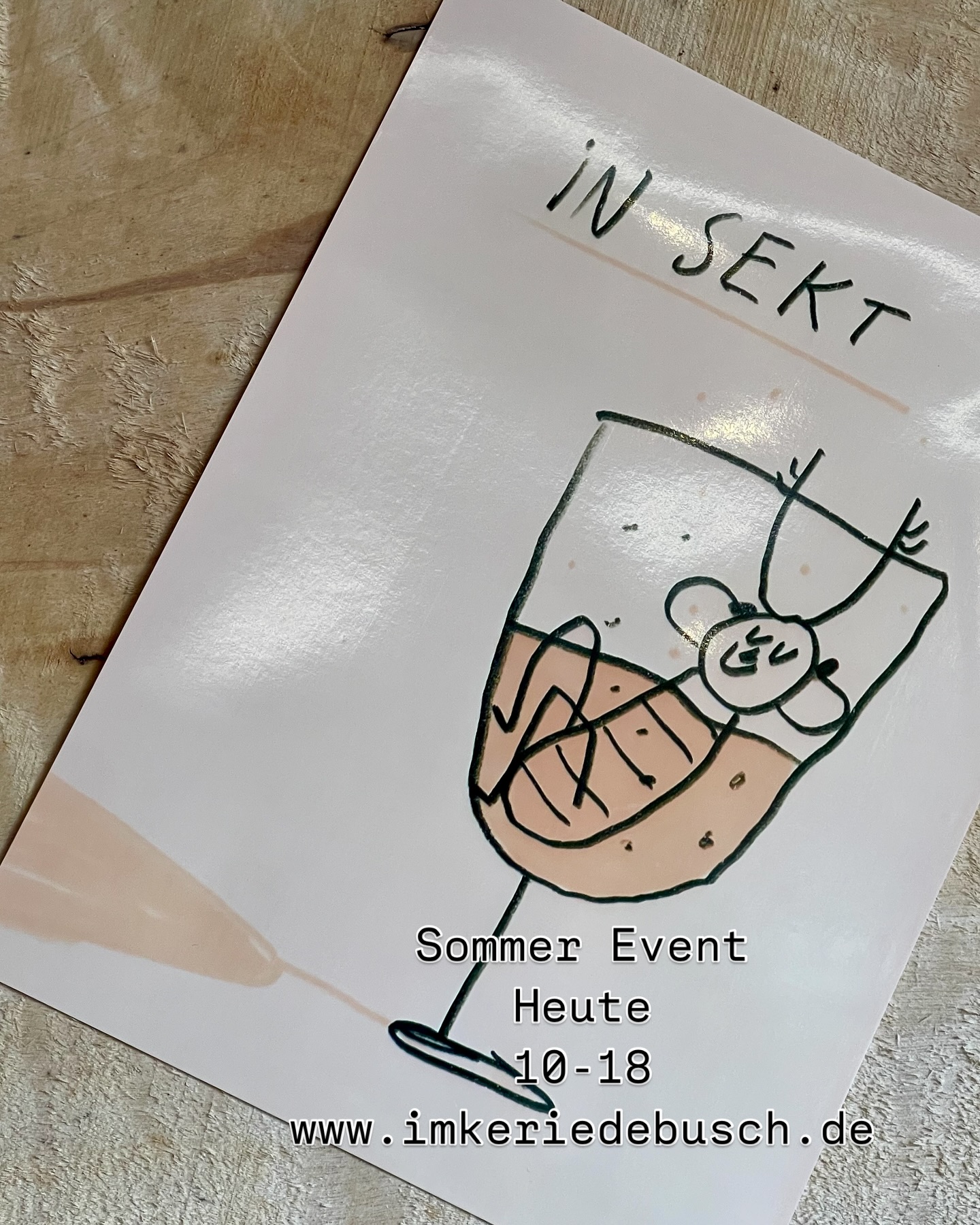 Kommt gerne vorbei und seid dabei 🔅🥂🥳🐬🐠🐟🐳🔅🔅🔅🥂
www.imkeriedebusch.de