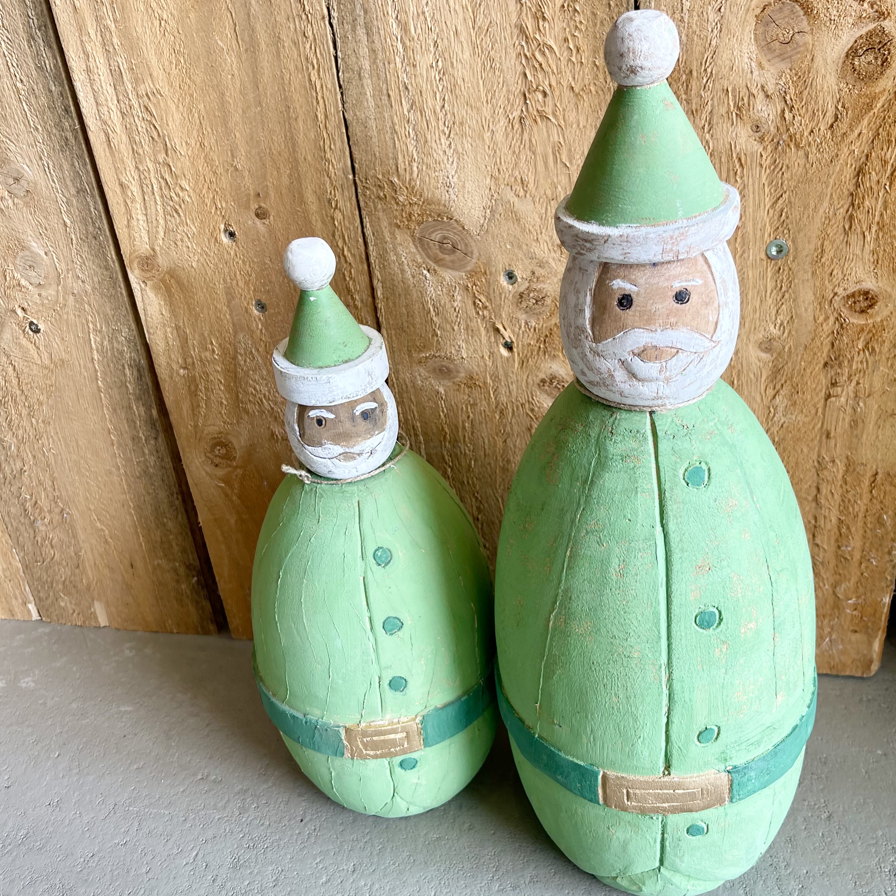 Hz.Santa "Bruni", D15 H29cm, grün