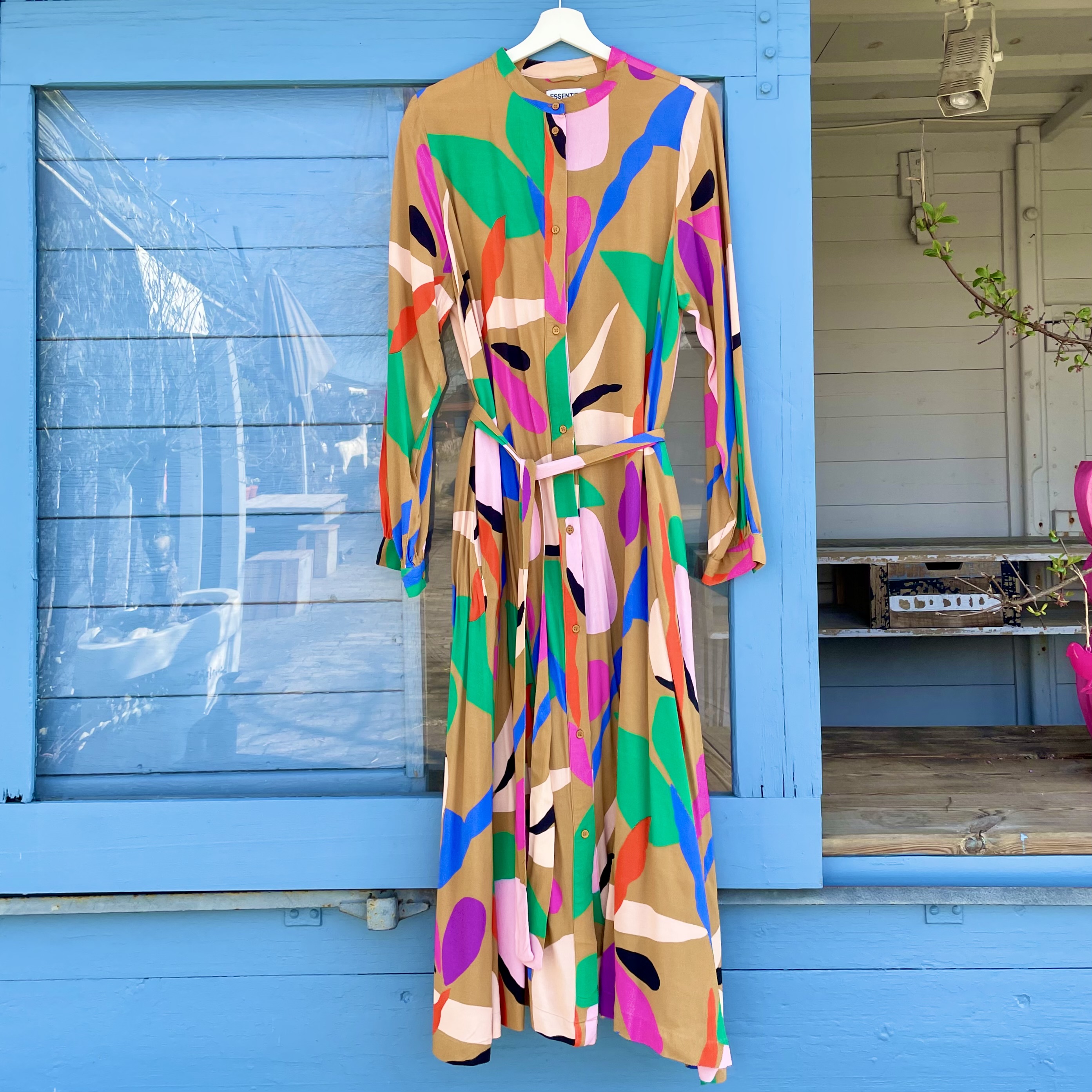 Imke's Vintage-Kollektion "Kleid von ESSENTIEL ANTWERP" Gr. 40, Farbmix