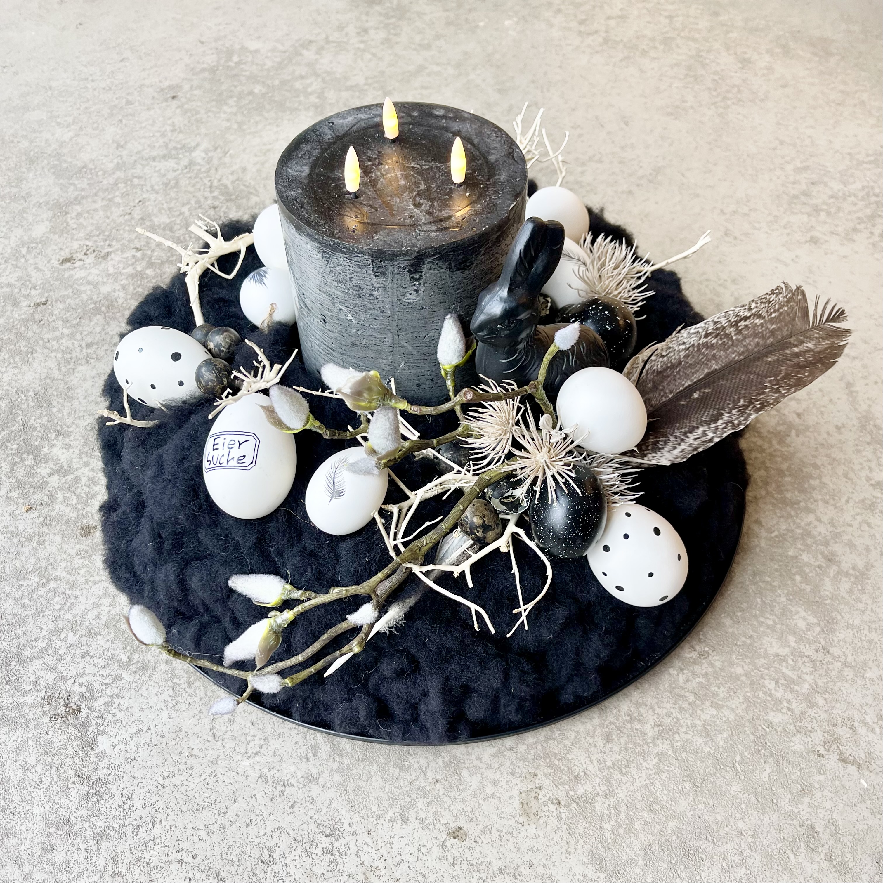 Hasennest, 50cm, schwarz