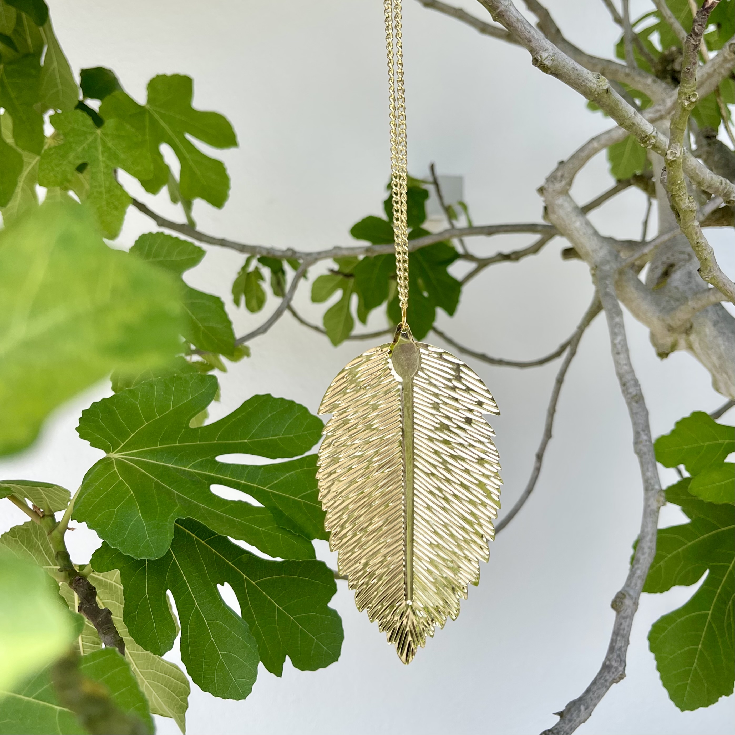 Met.Blatt Gold zum Hängen