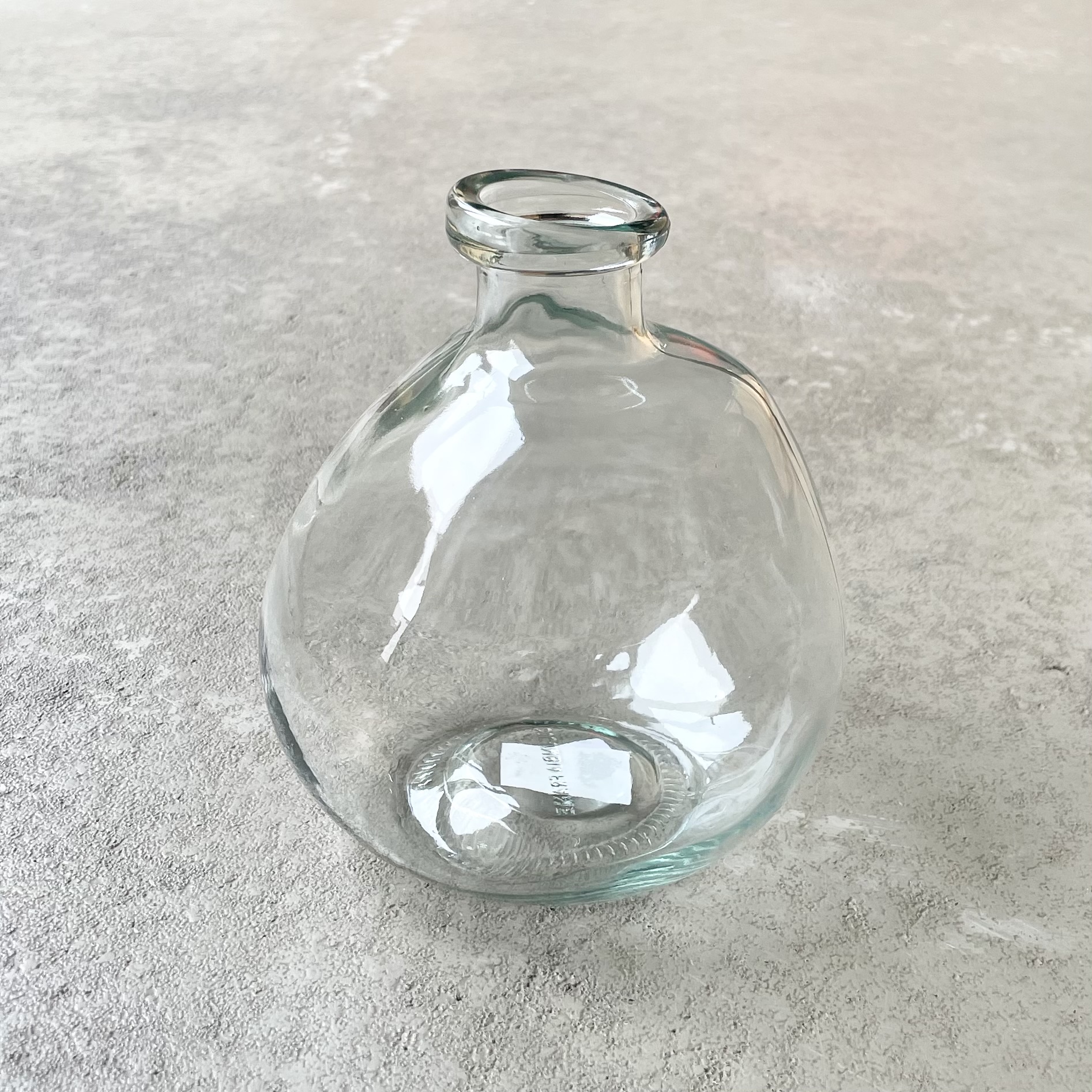 Glas-Vase "Pino" bauchig H16cm, klar