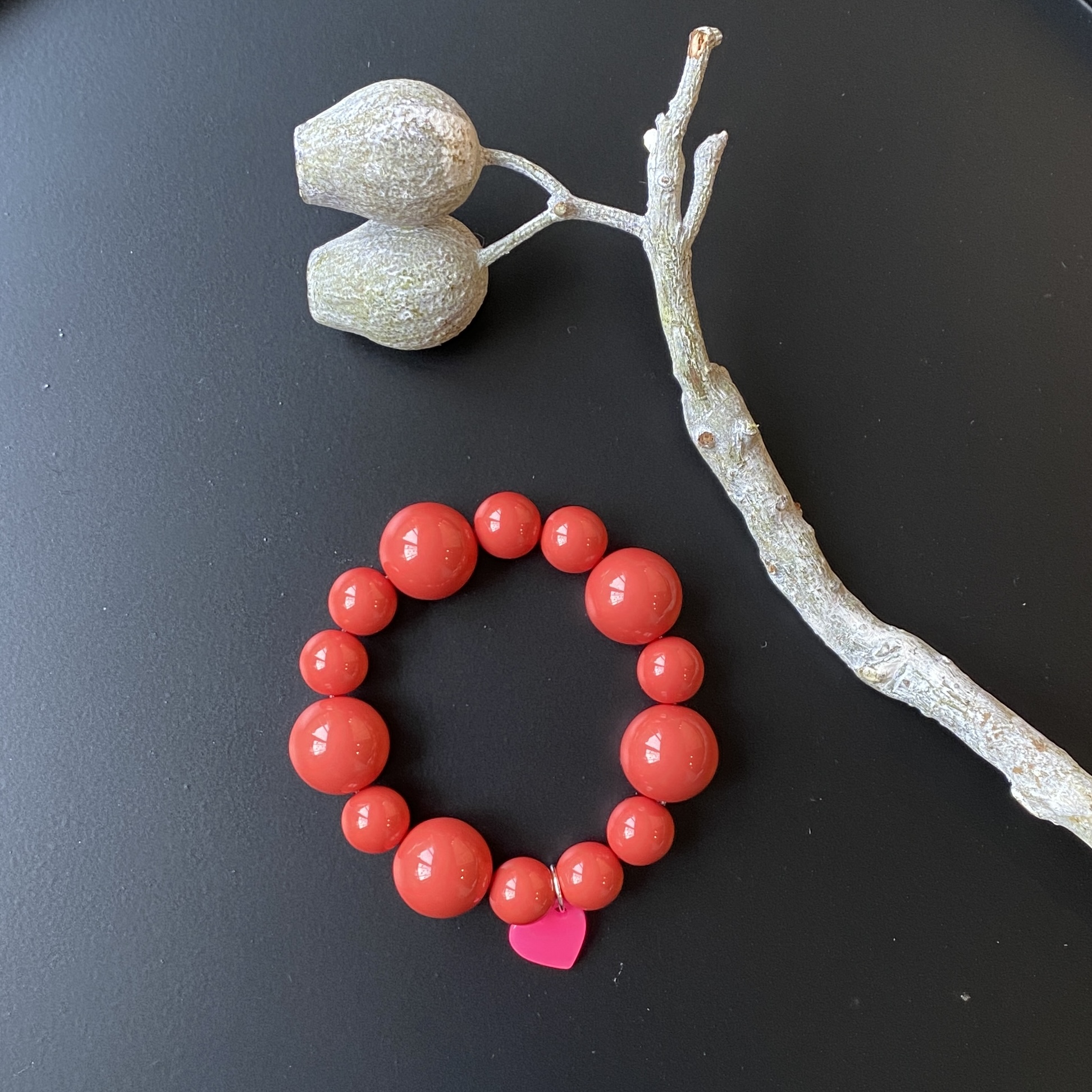 Lucky Bracelet, rotbraun