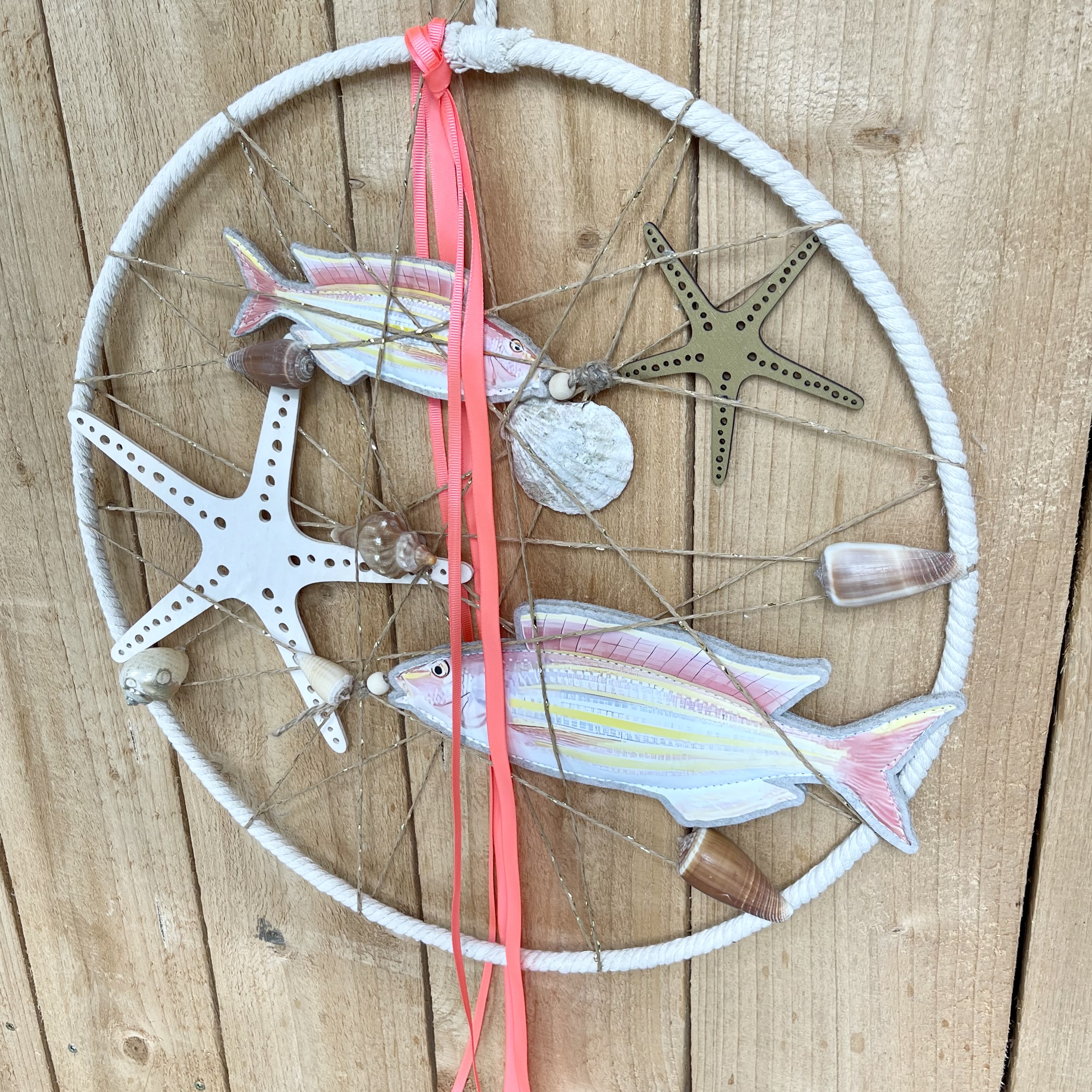 Traumfänger Fische orange