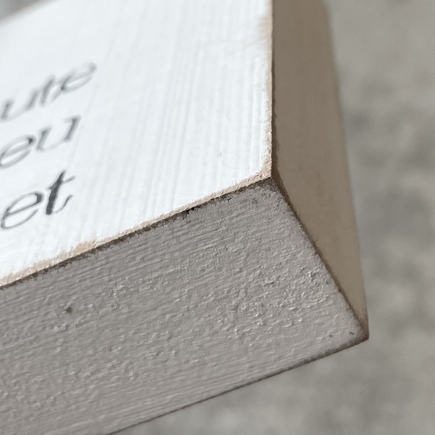 Textplatte "die route wird neu berechnet" 10x10cm, weiß/schwarz