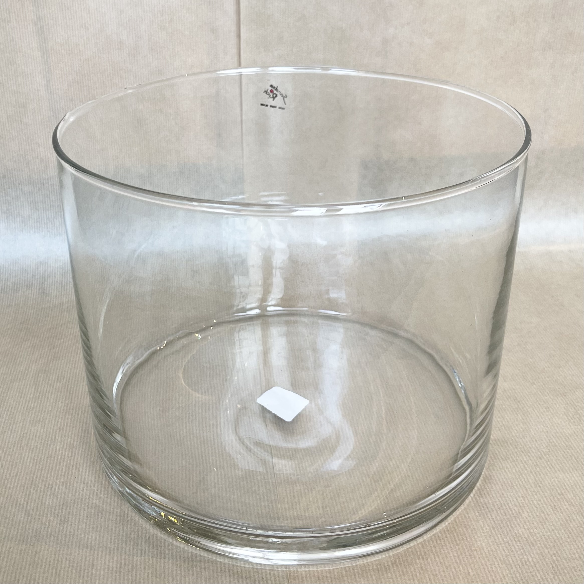 Glas Zylinder Schale "Basic" H20 D25 cm, klar