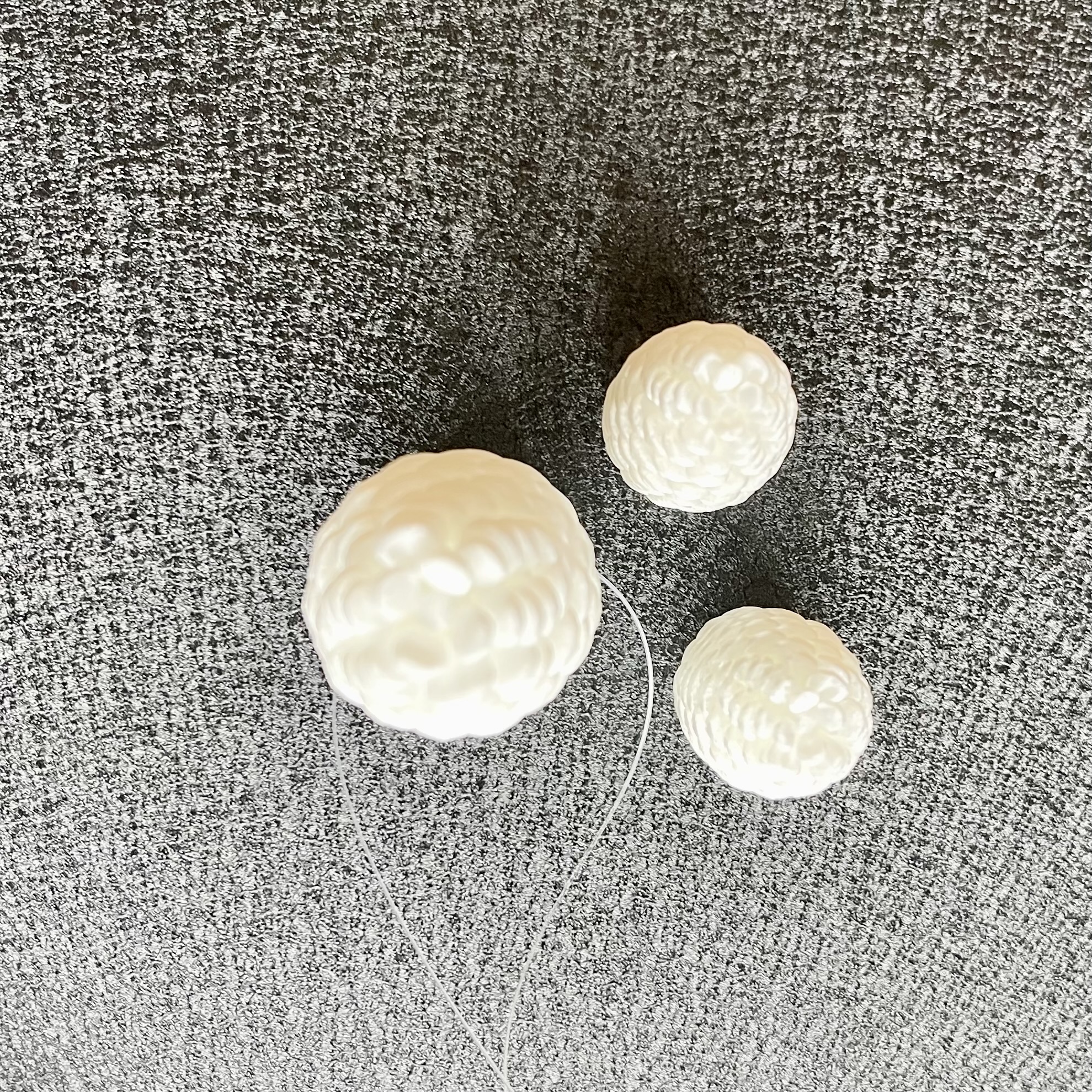 Pl.Zapfen"Jay"z.H.,D2,5H7cm,weiß