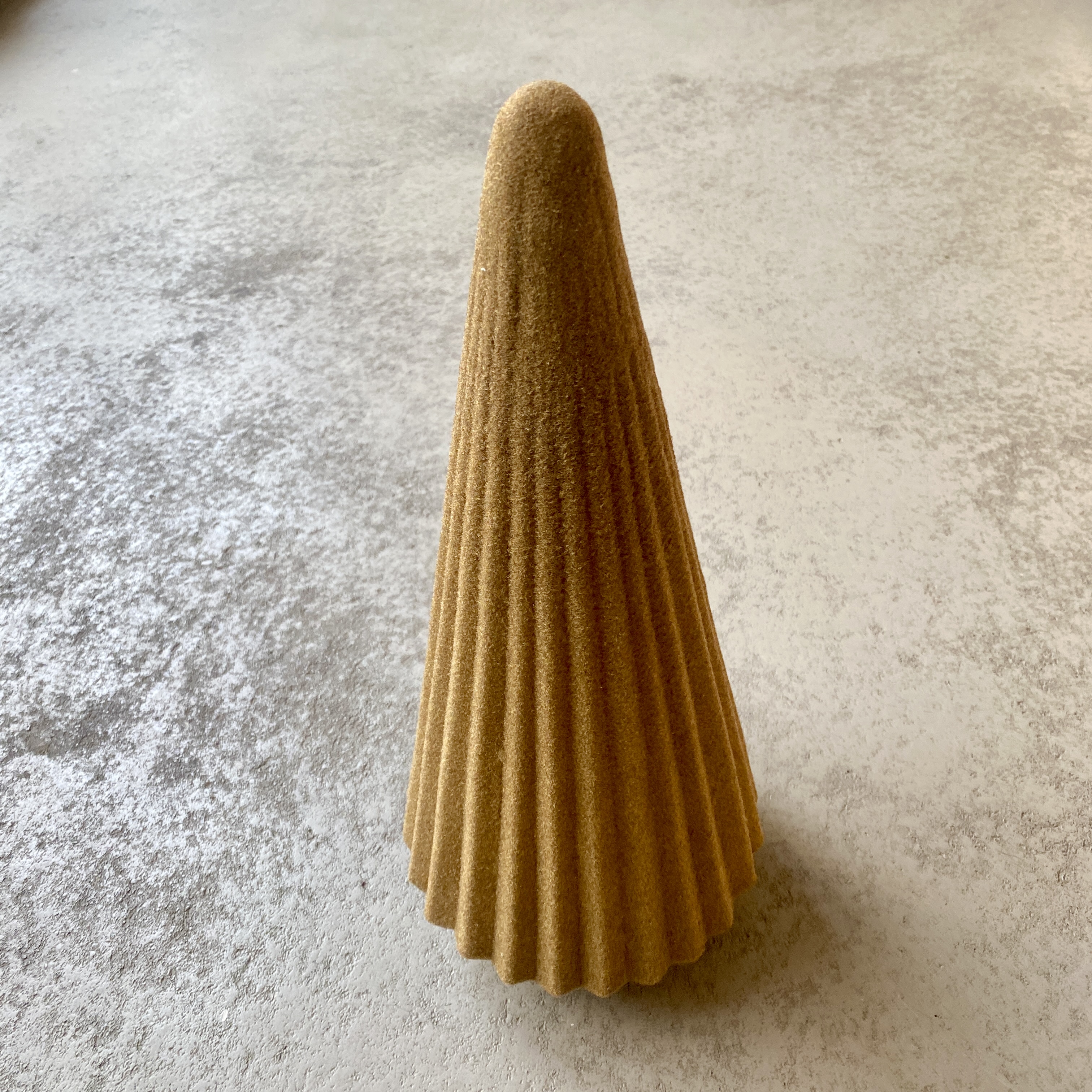 Deko Velvet Tree Bob L, gold