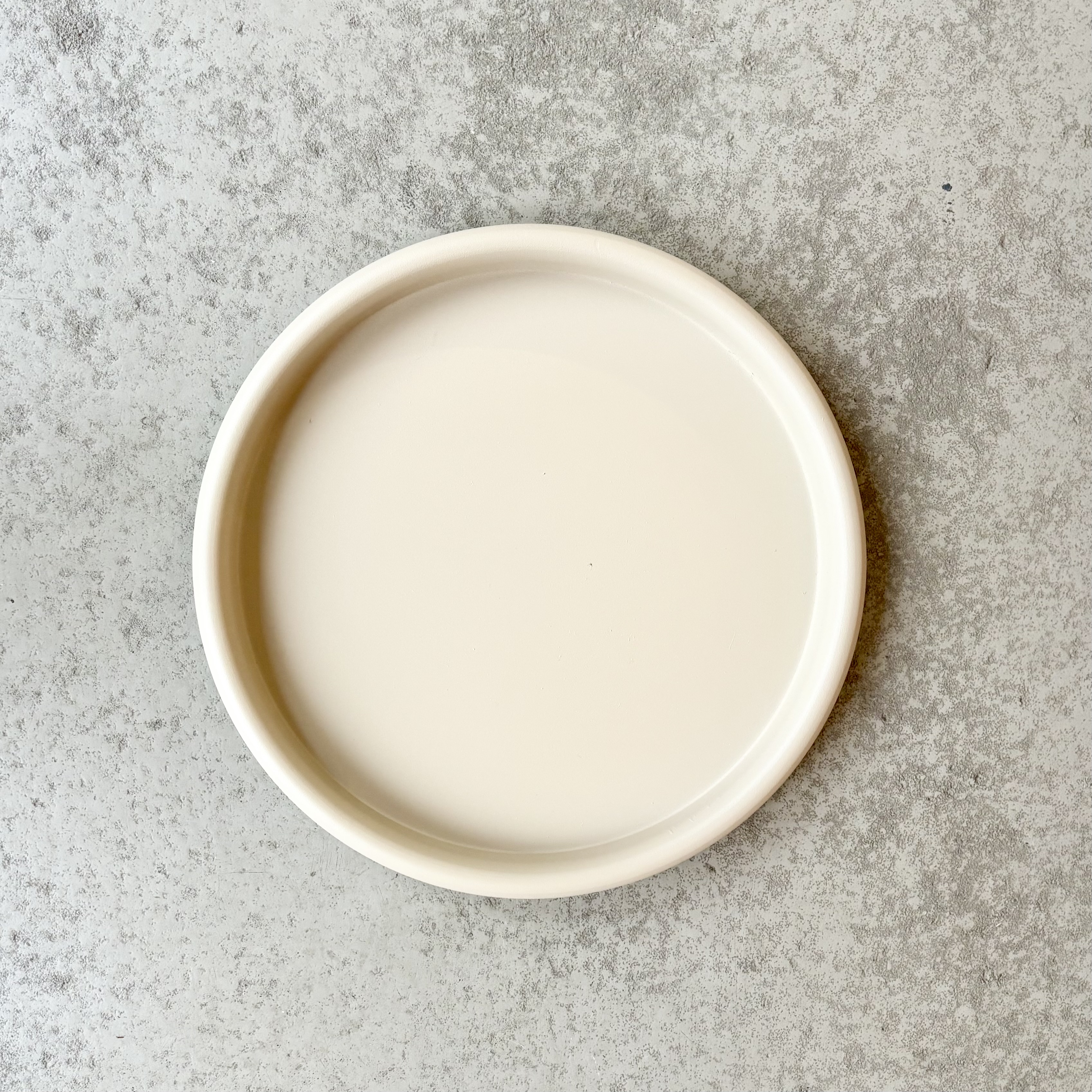 Met.Tablett"Zenon"D31H2,5cm, taupe