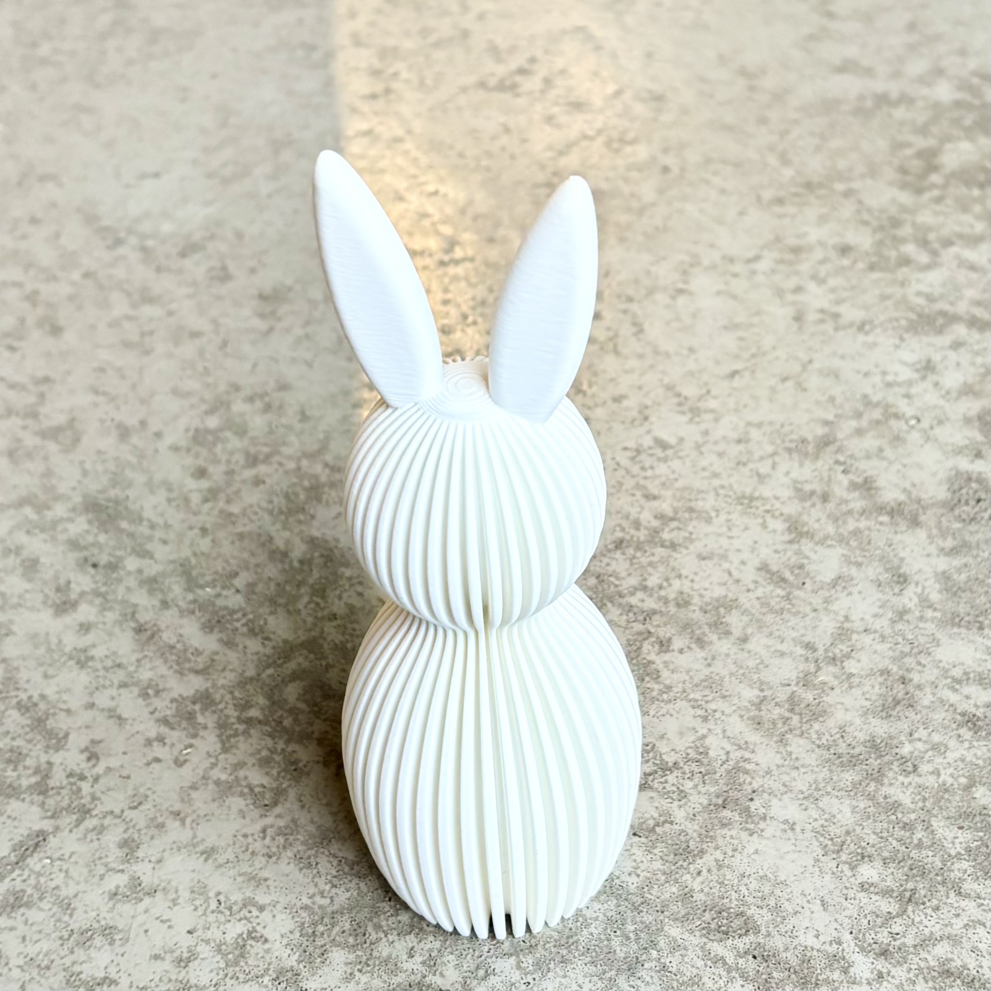 Kst.Hase"Printo"D6H16,5cm, weiß