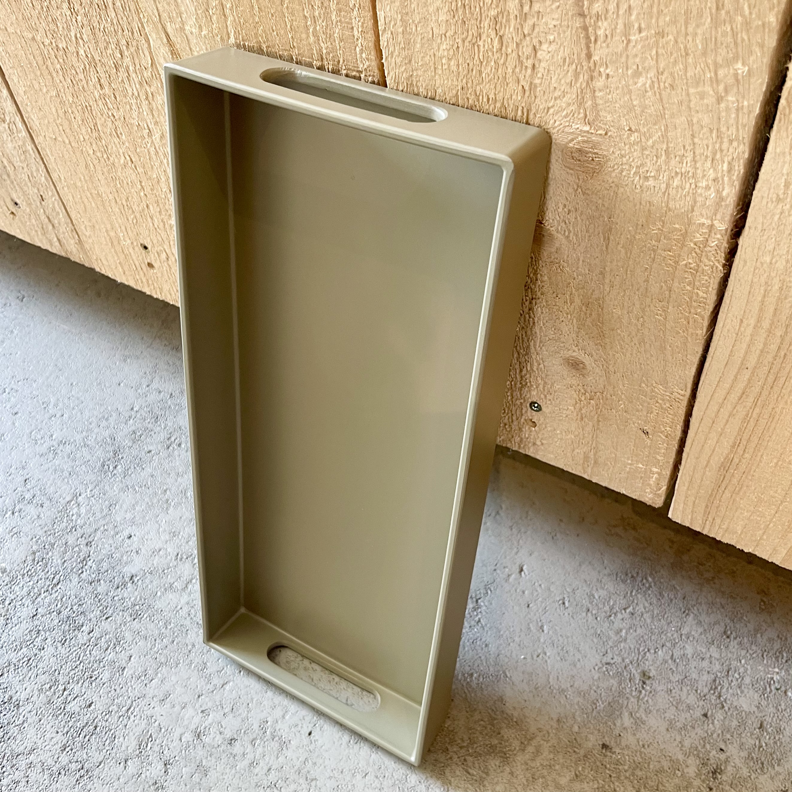 KST Tablett "Style" L35B15, grün matt