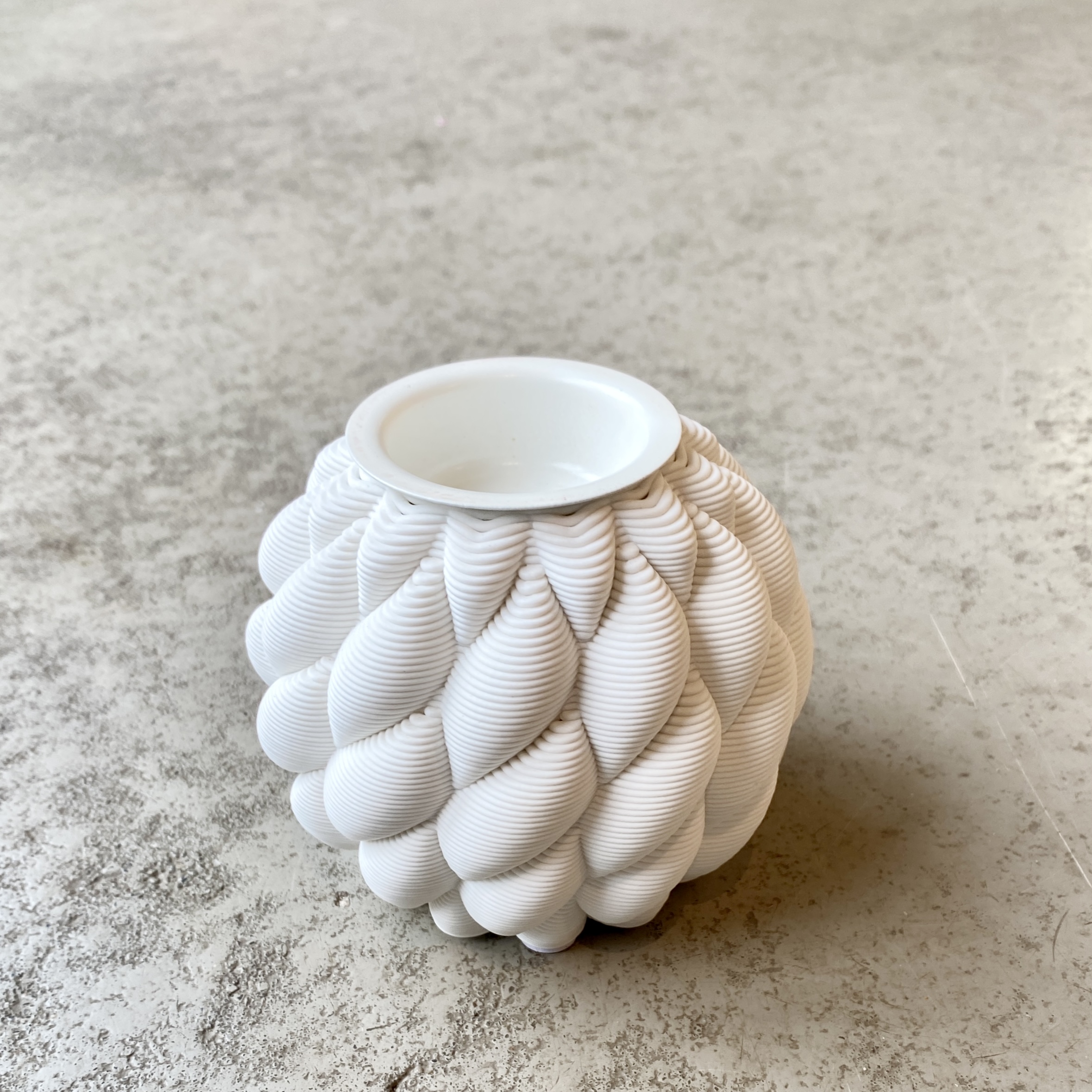 Kerzenständer Atlantis Cove S H8cm, weiß