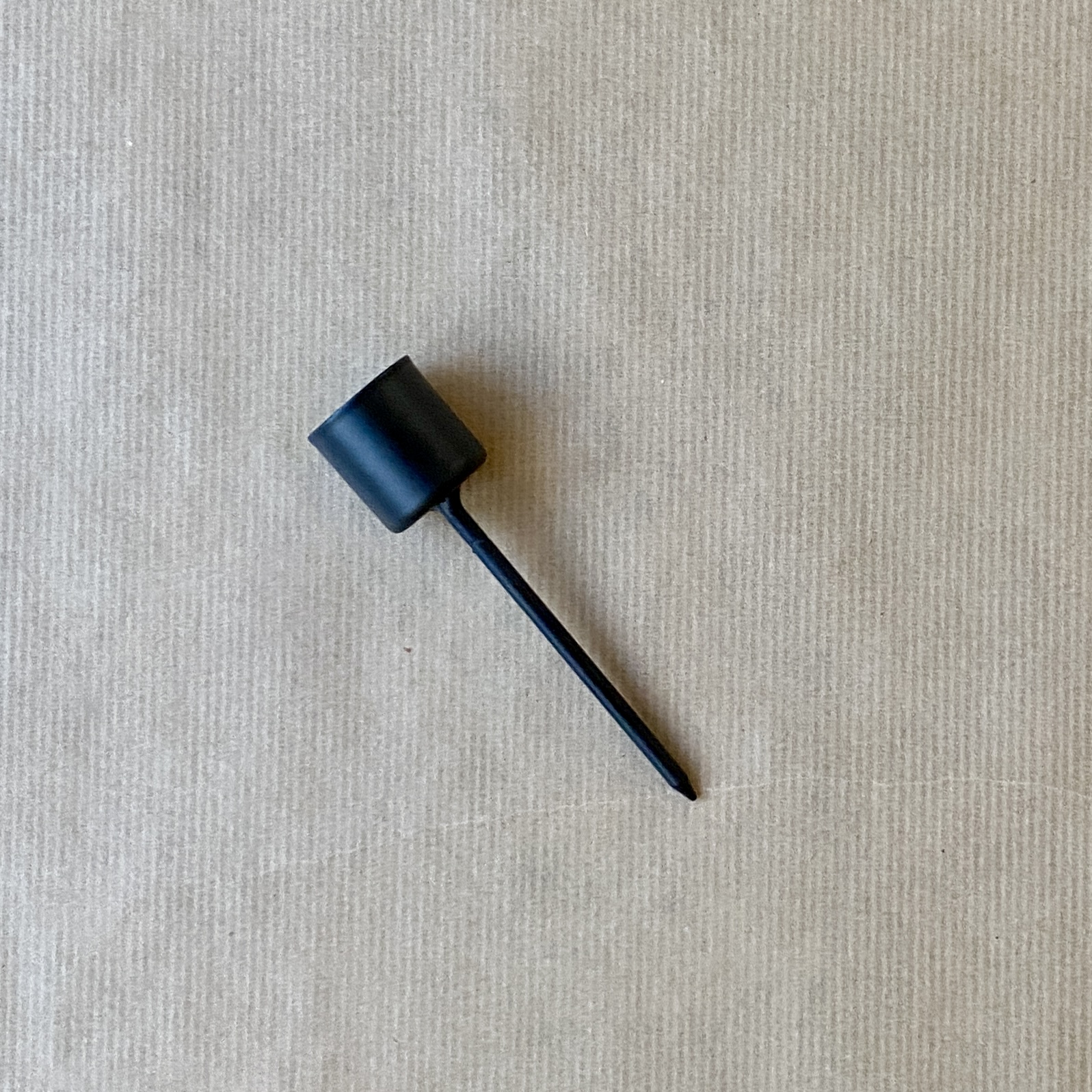 Kerzenhalter spitz, 5cm, schwarz