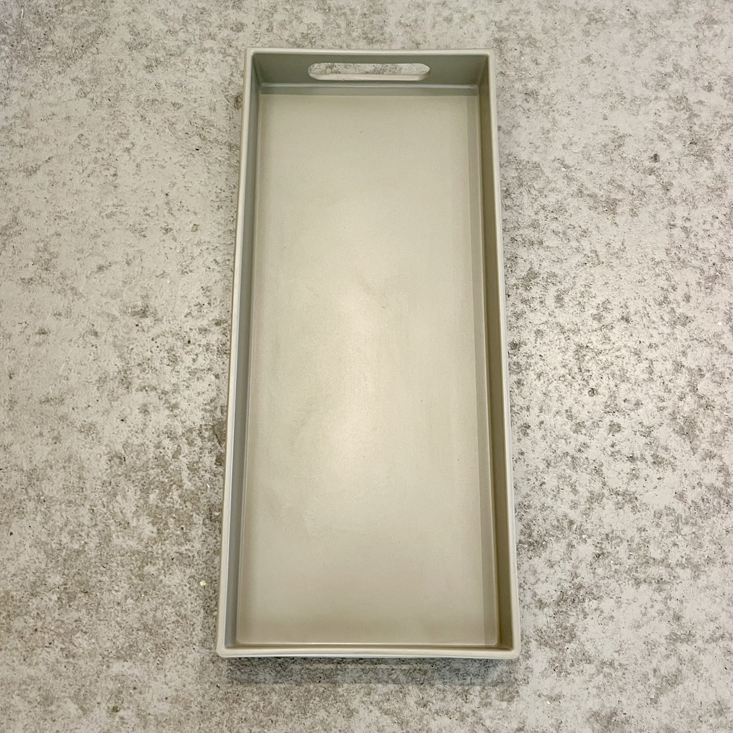 KST Tablett "Style" L35B15, grün matt
