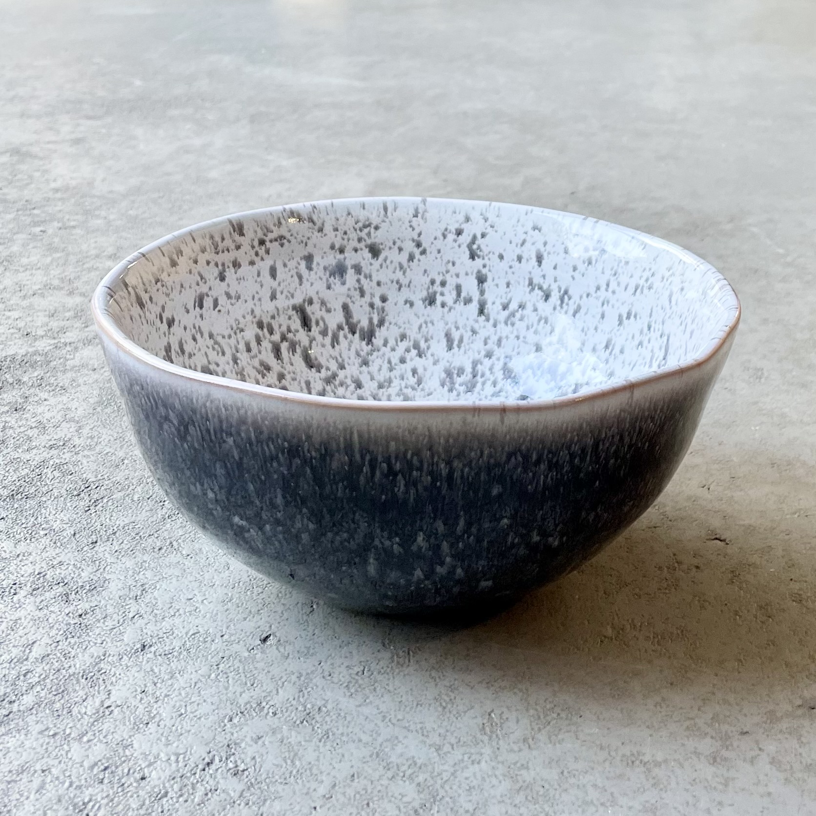 Keramik-Schale "Spot" D20cm, braun/grau/weiß