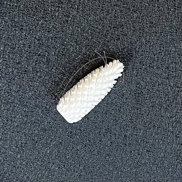 Pl.Zapfen"Jay"z.H.,D2,5H7cm,weiß