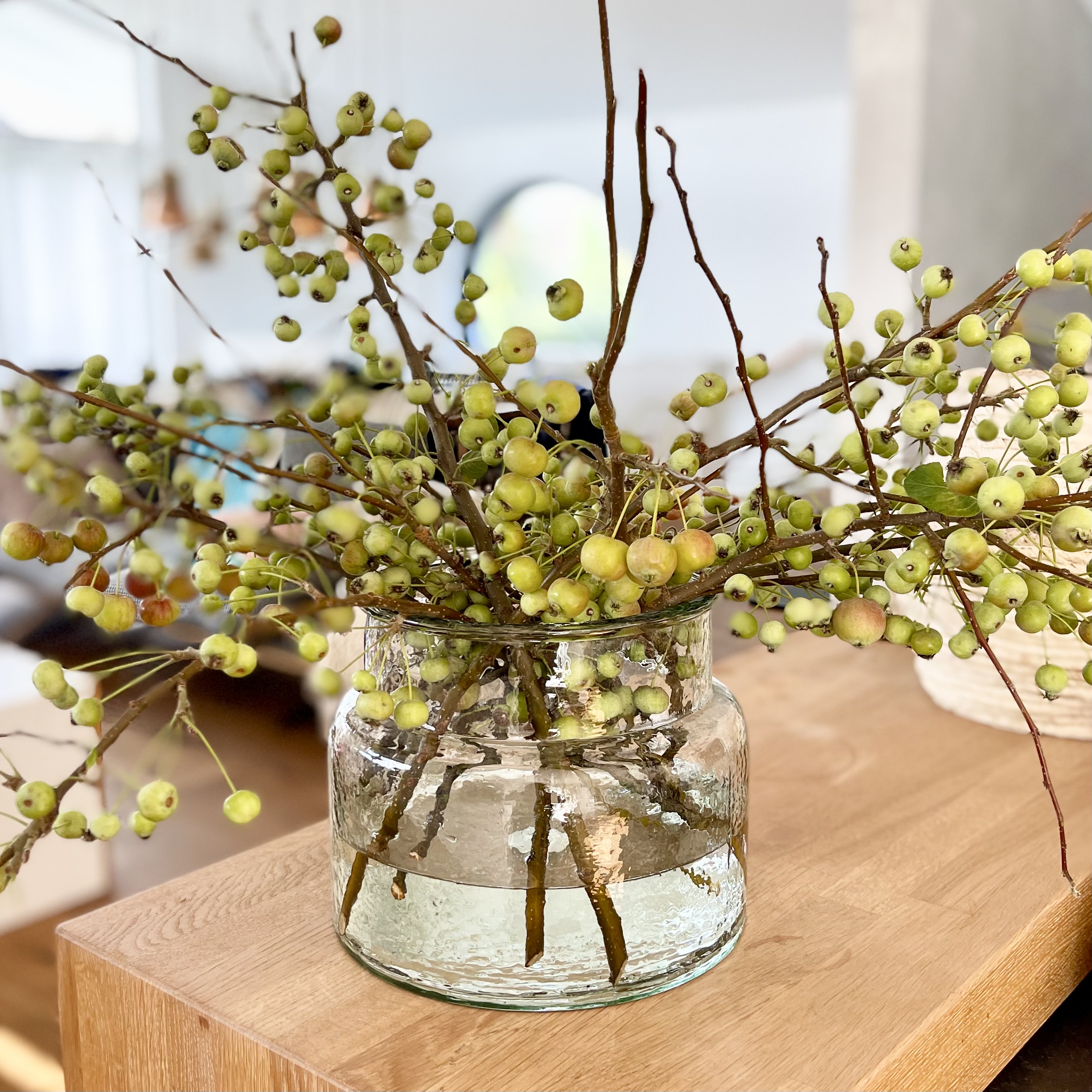 Bonbonglas gehämmert klar, 20 mal 25cm